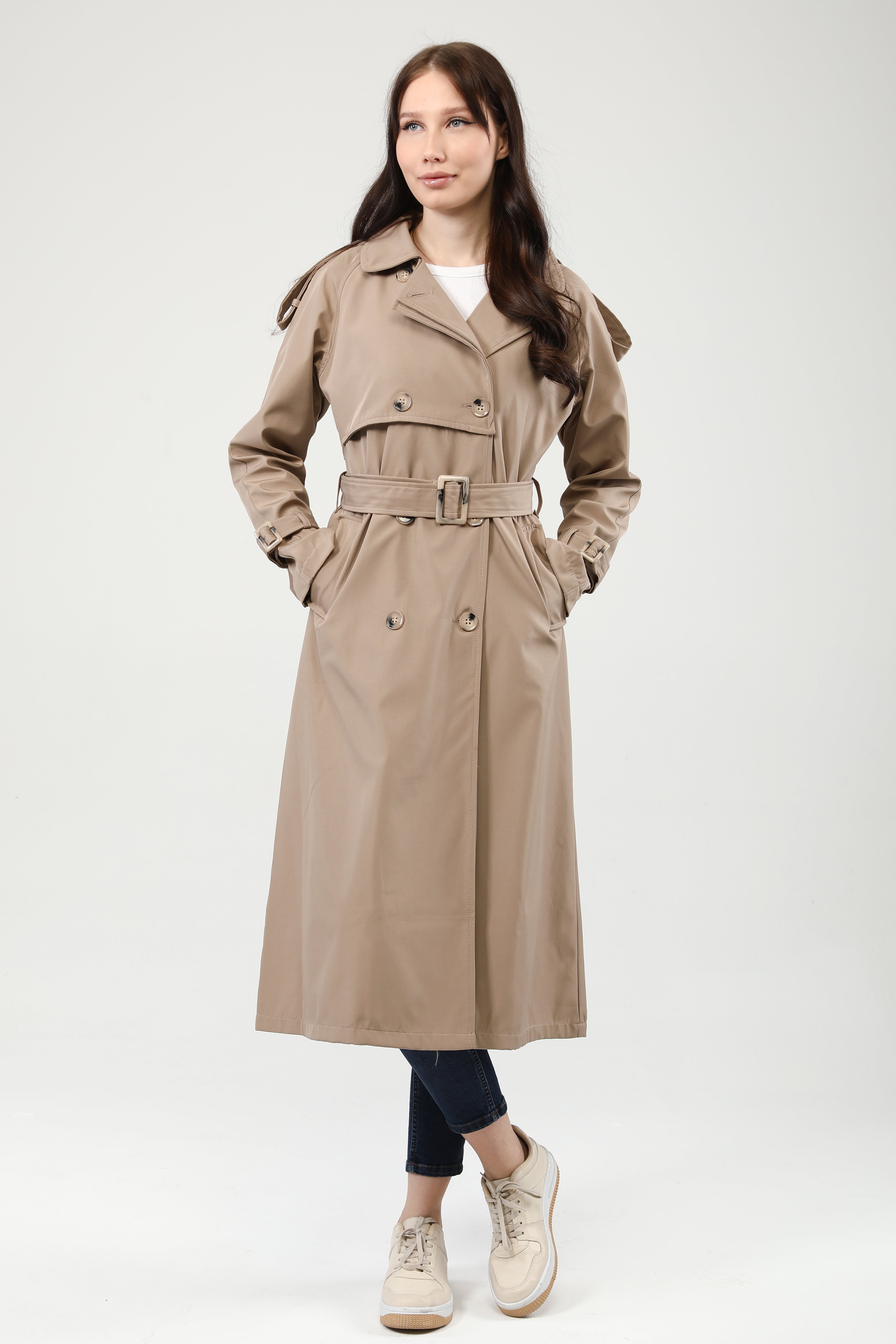 Trenchcoat Round Collar