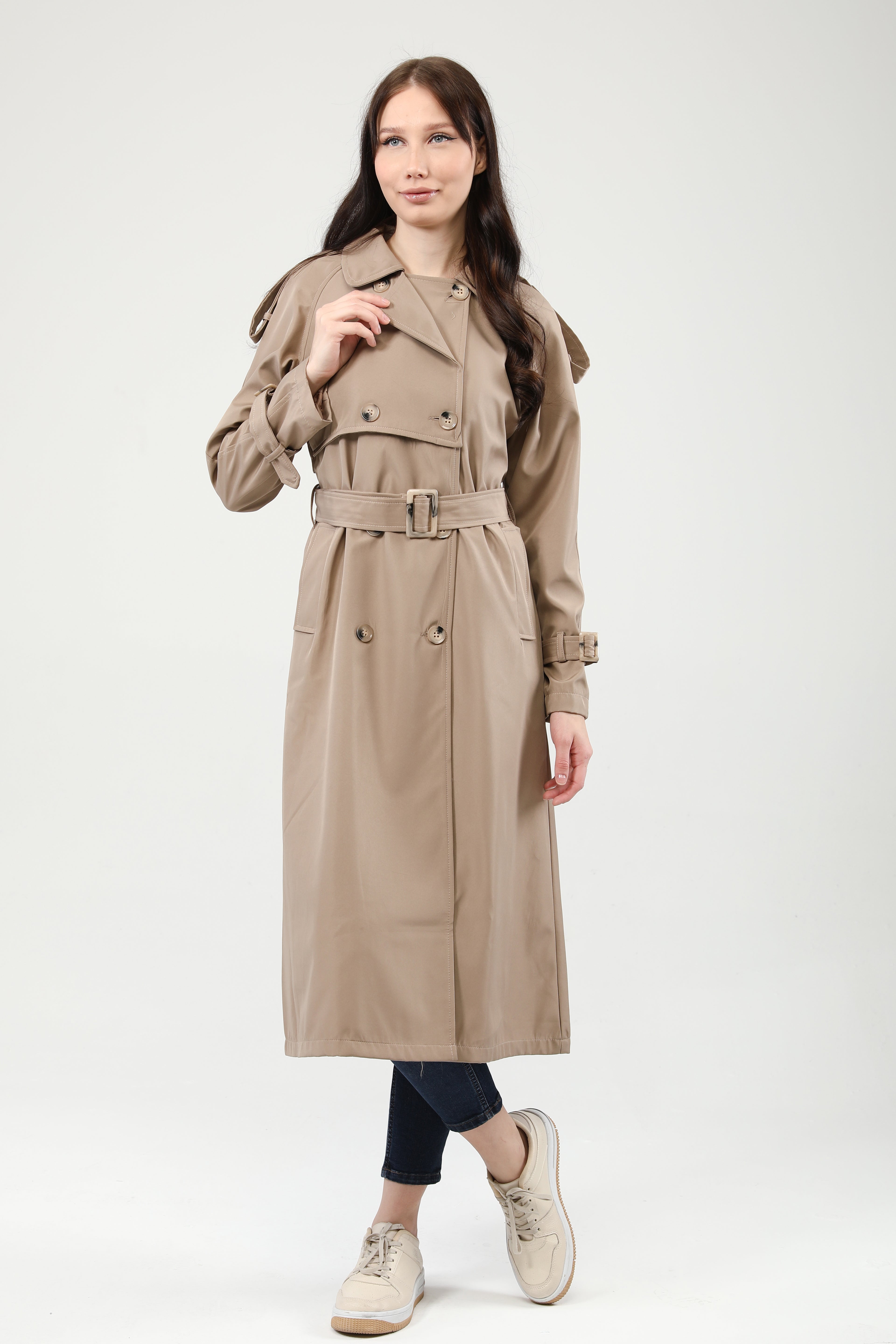 Trenchcoat Round Collar