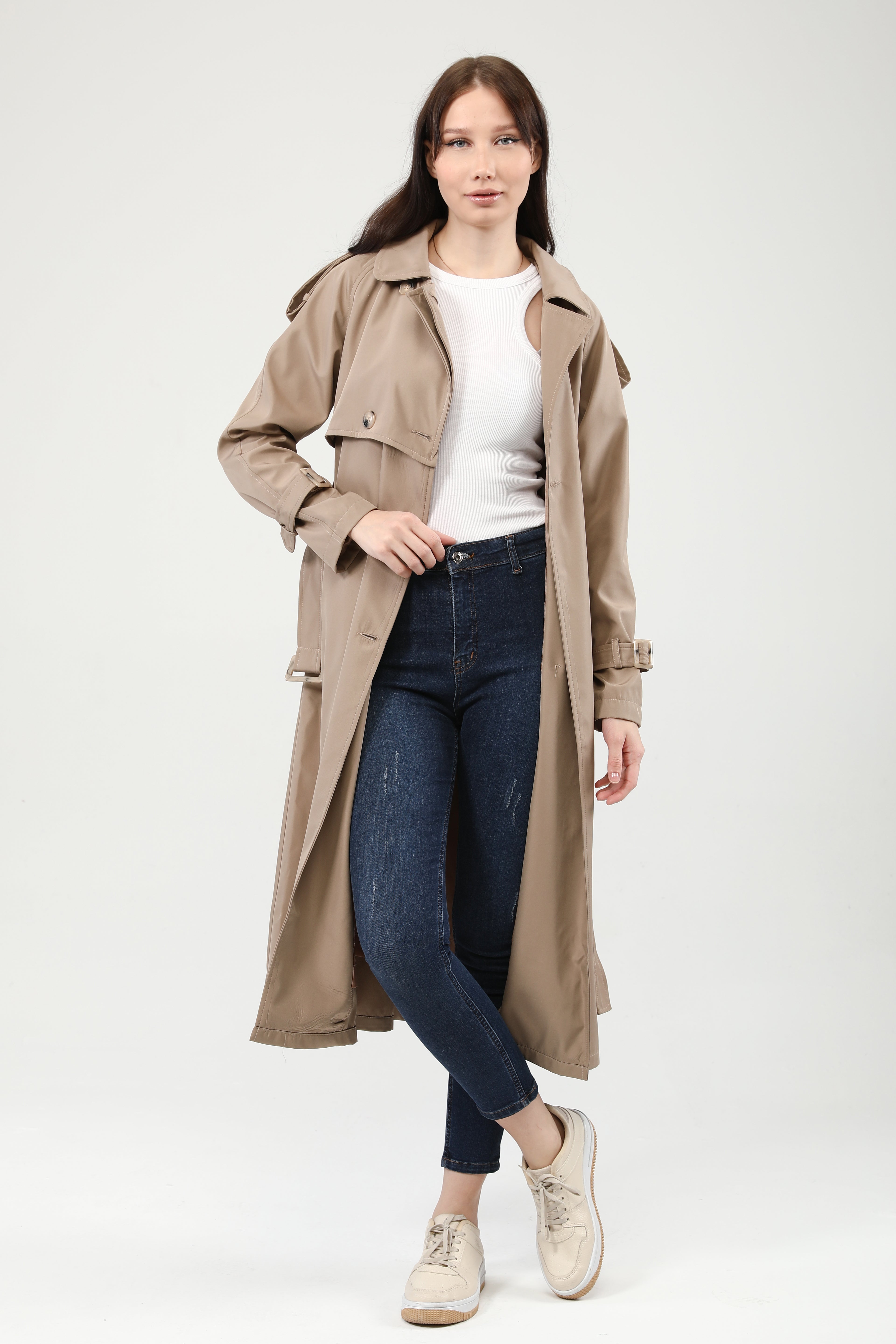Trenchcoat Round Collar