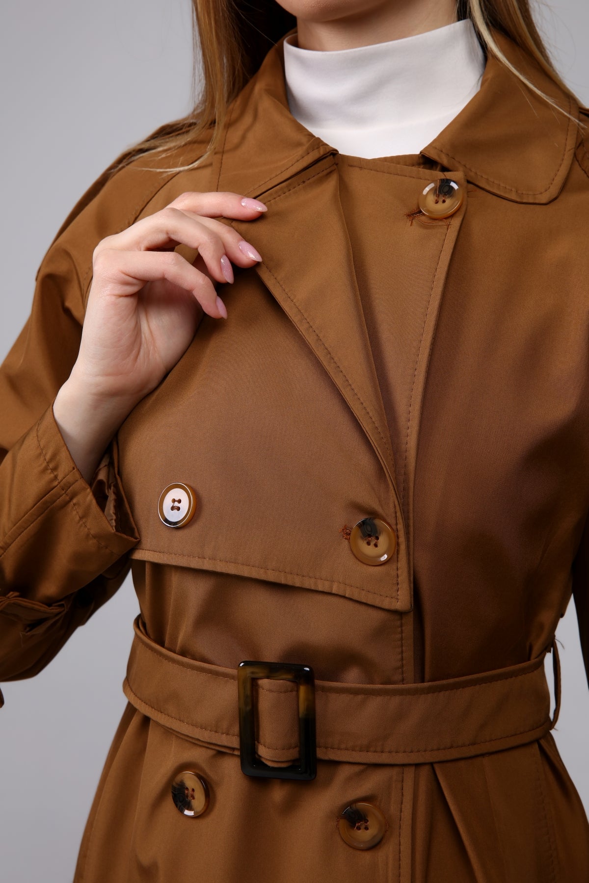 Trenchcoat Round Collar