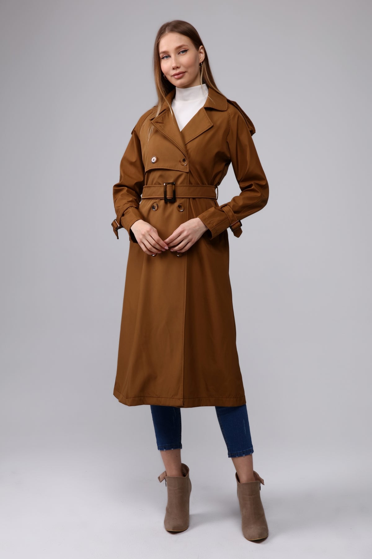 Trenchcoat Round Collar