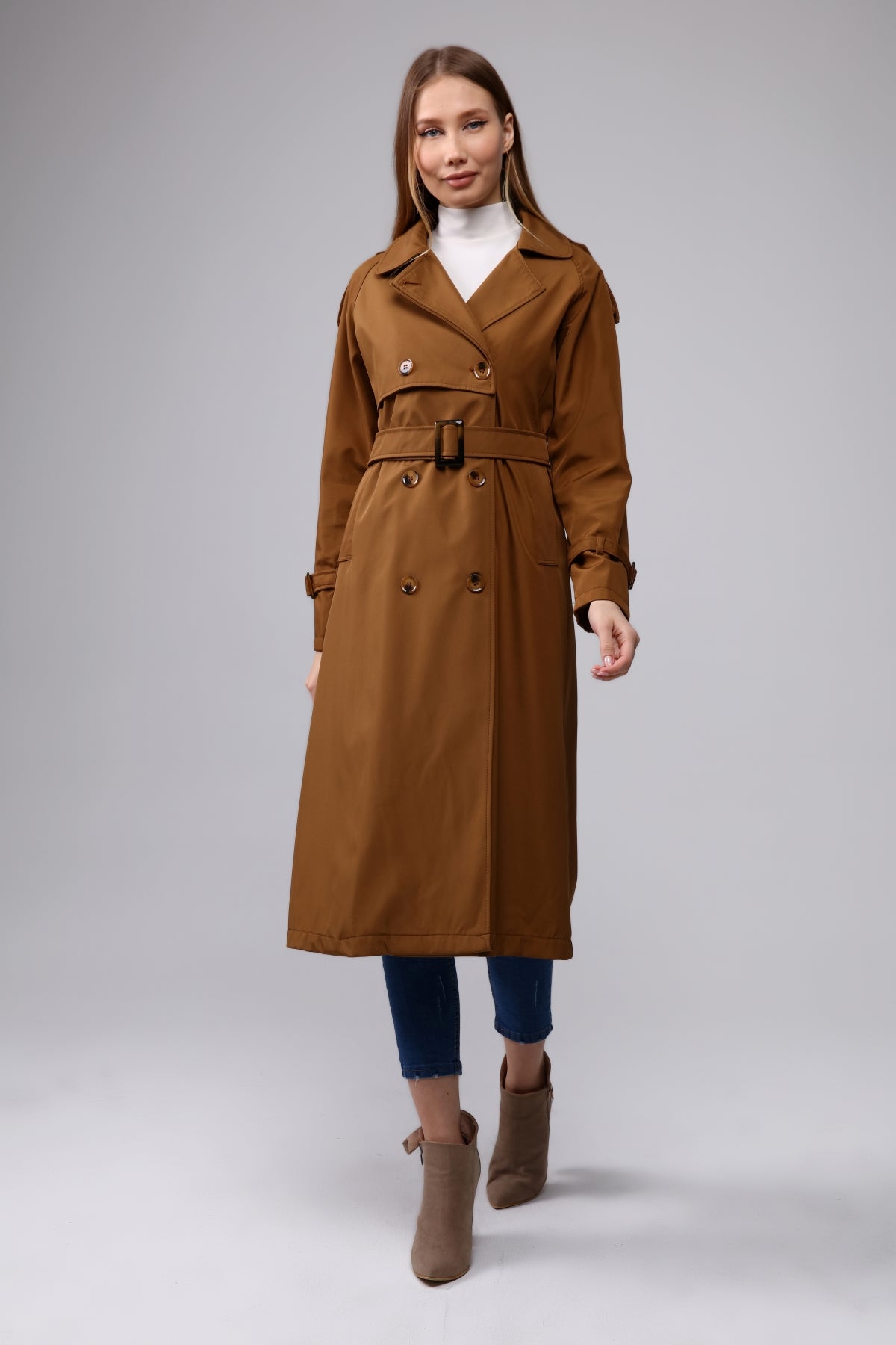 Trenchcoat Round Collar