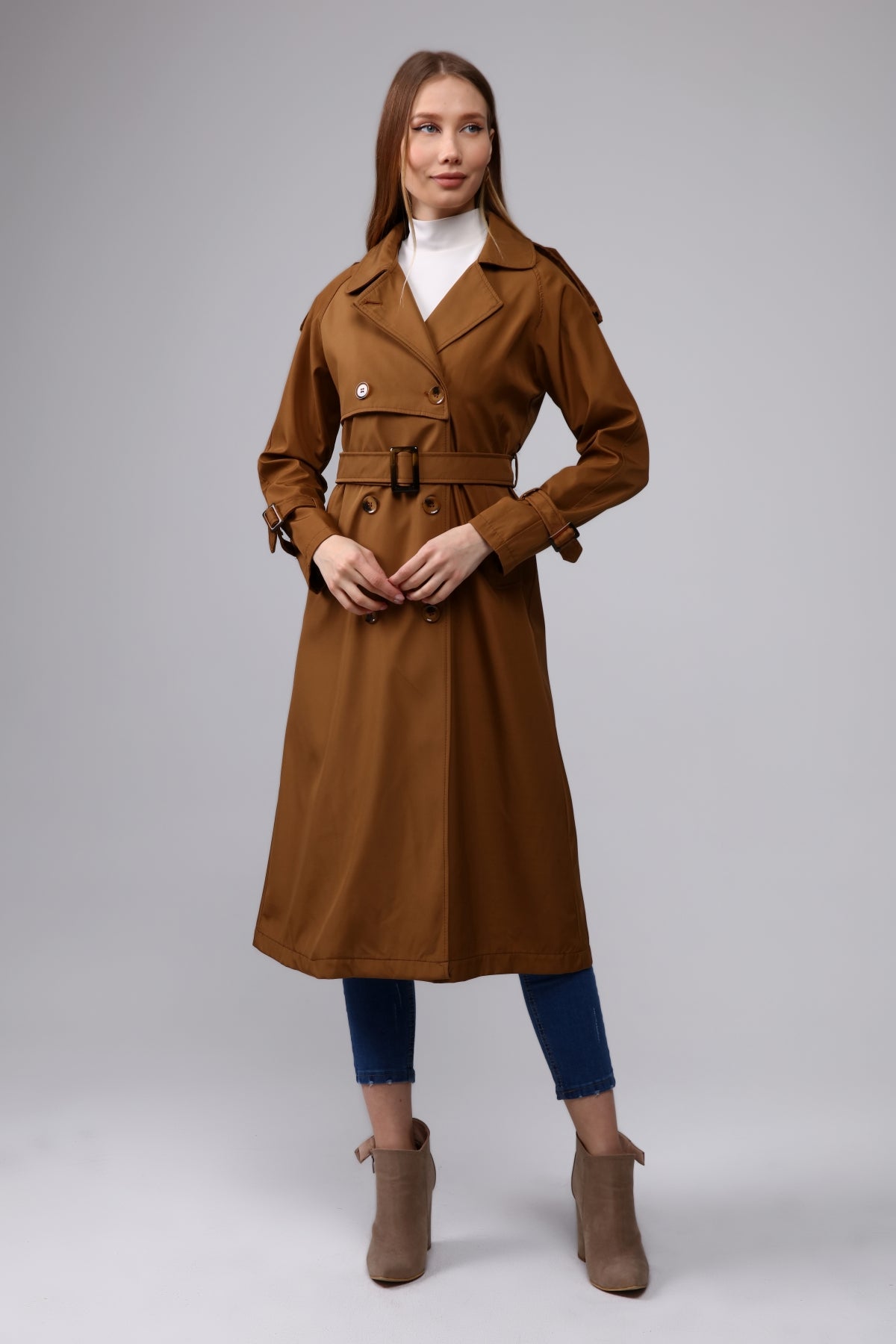 Trenchcoat Round Collar
