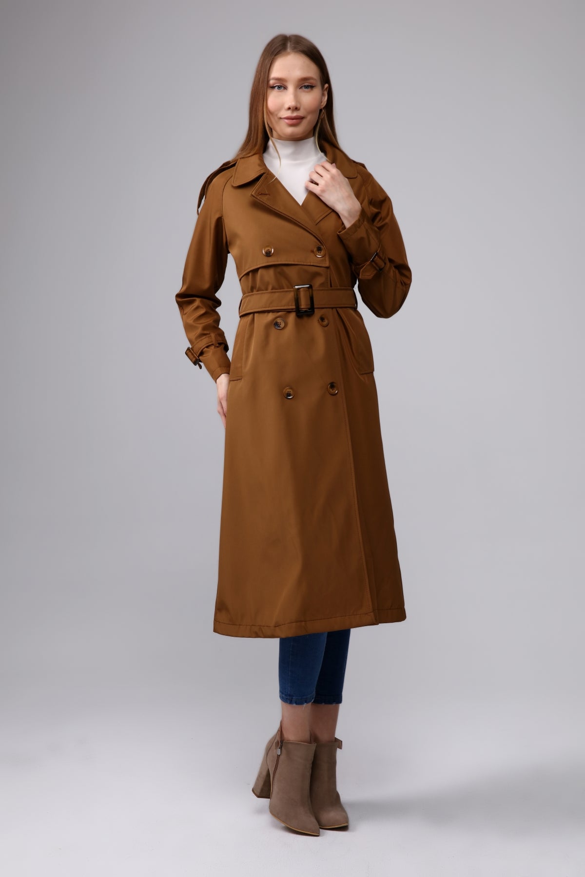 Trenchcoat Round Collar