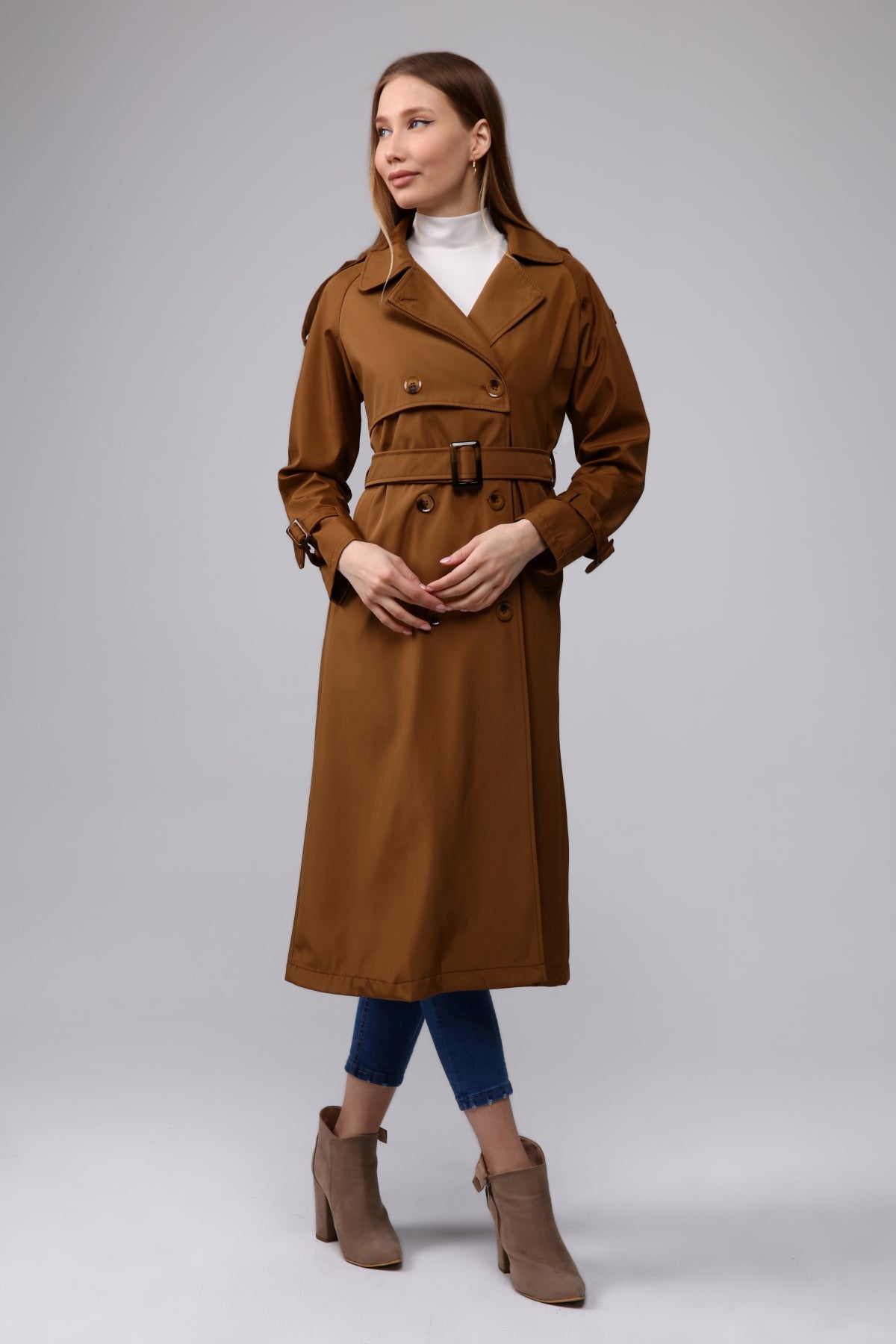 Trenchcoat Round Collar
