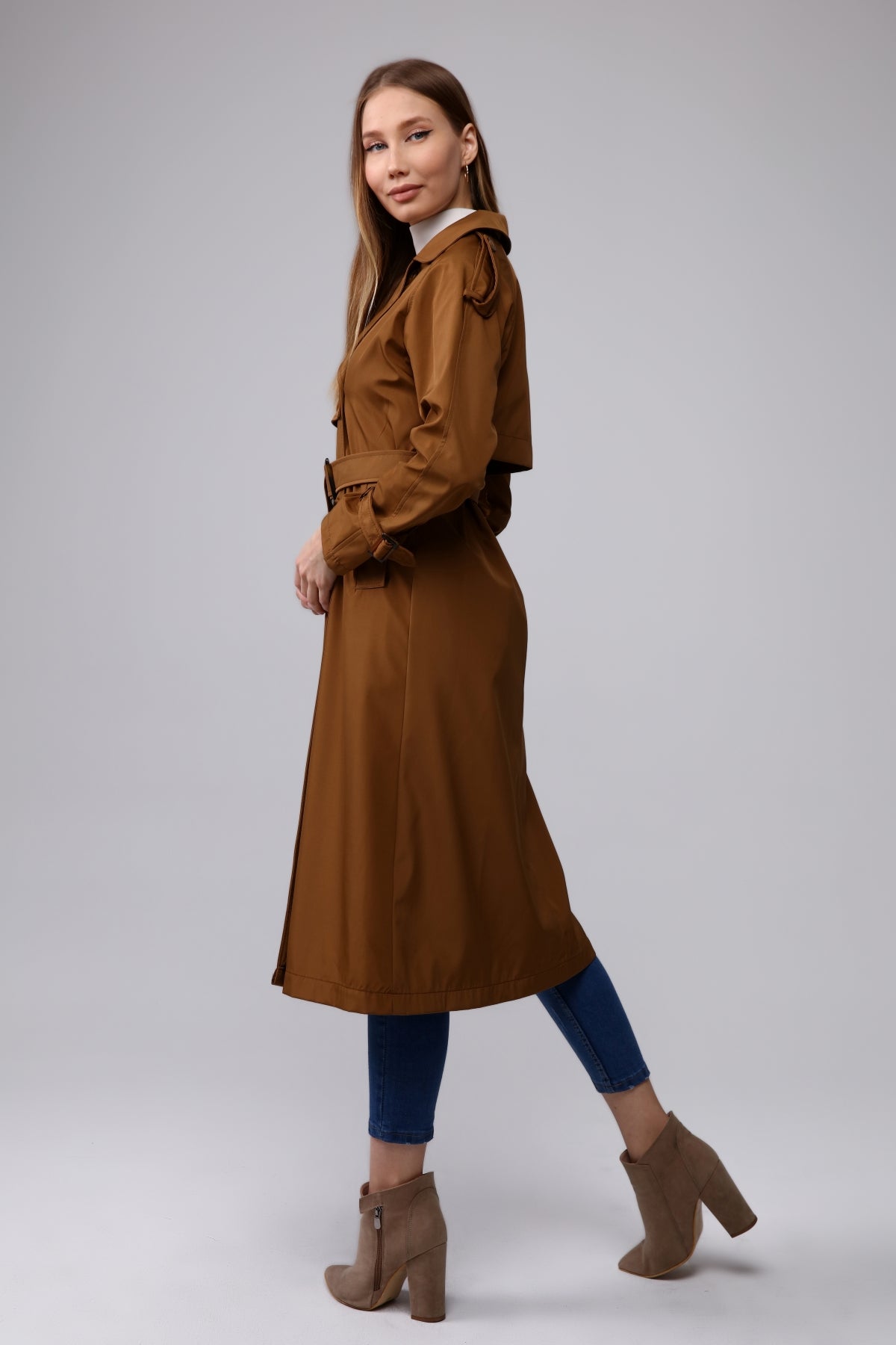 Trenchcoat Round Collar