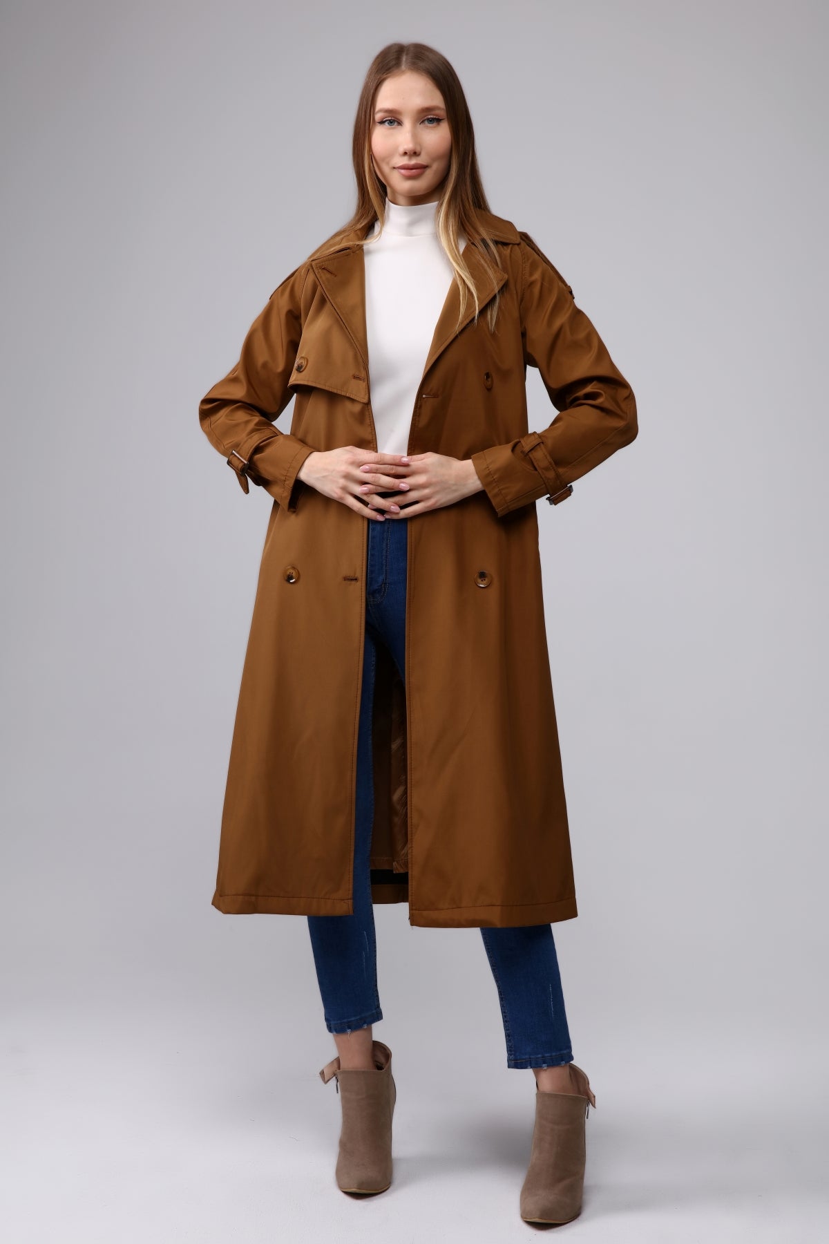 Trenchcoat Round Collar