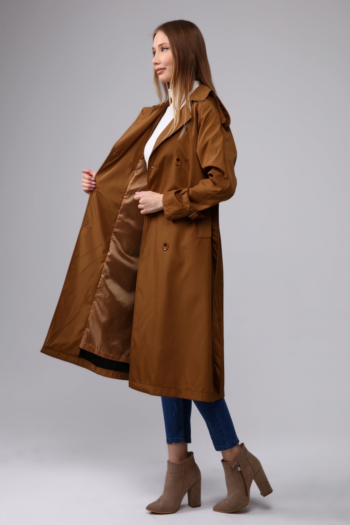 Trenchcoat Round Collar