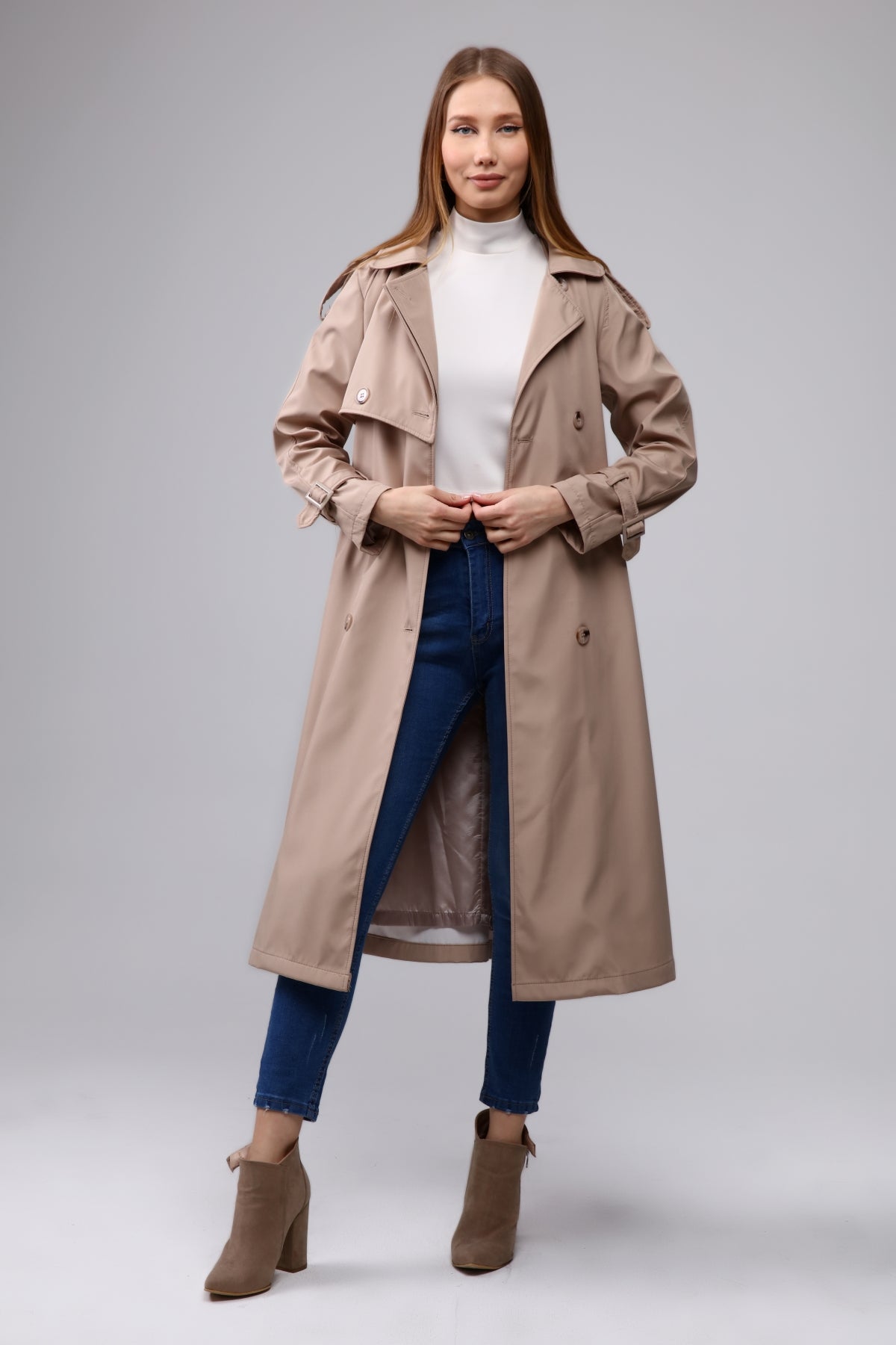 Trenchcoat Round Collar
