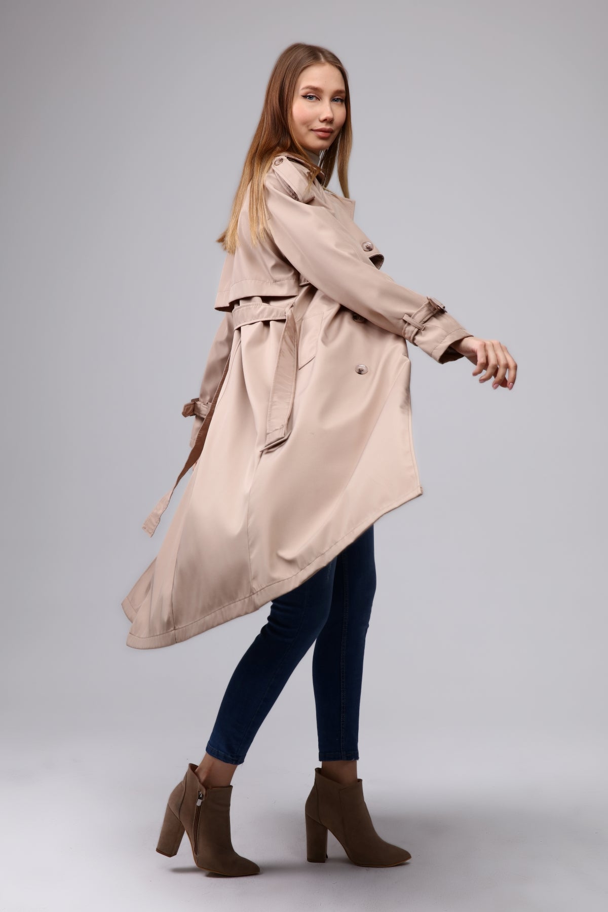 Trenchcoat Round Collar