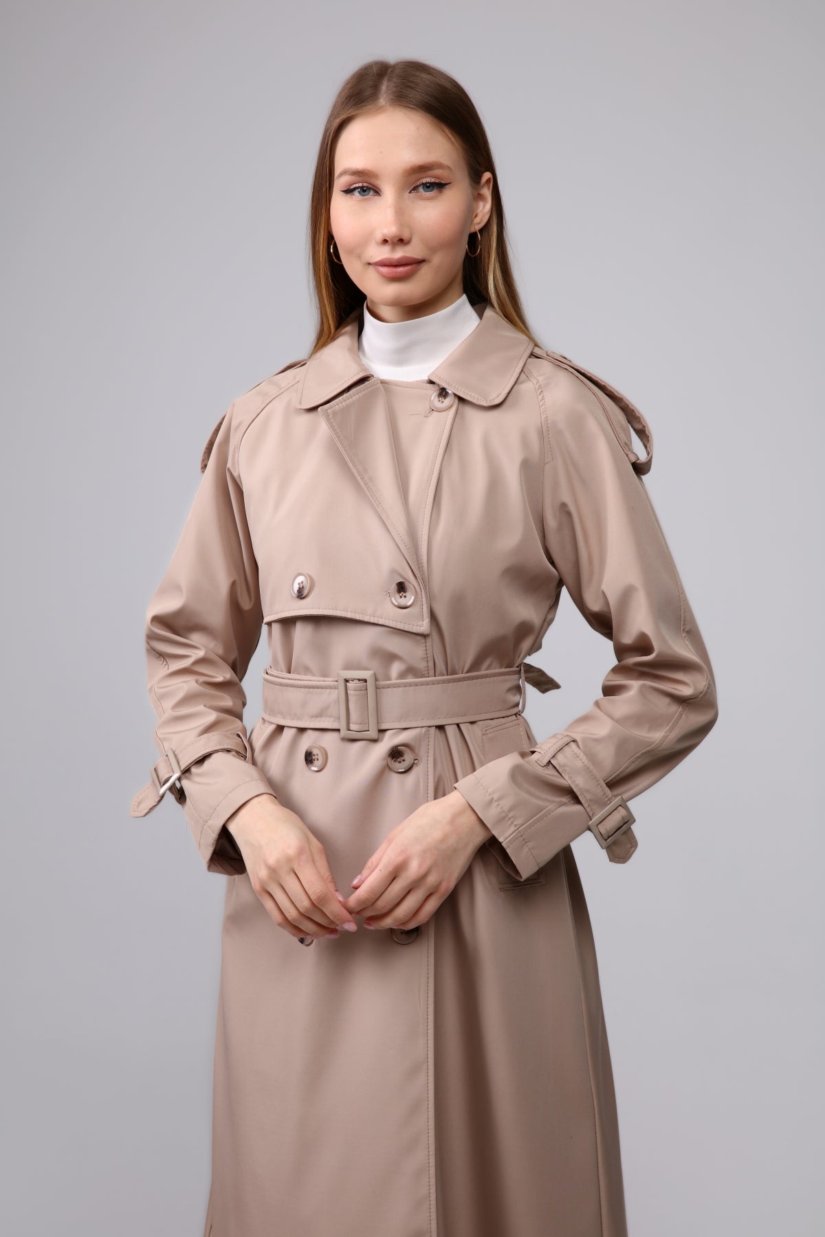 Trenchcoat Round Collar