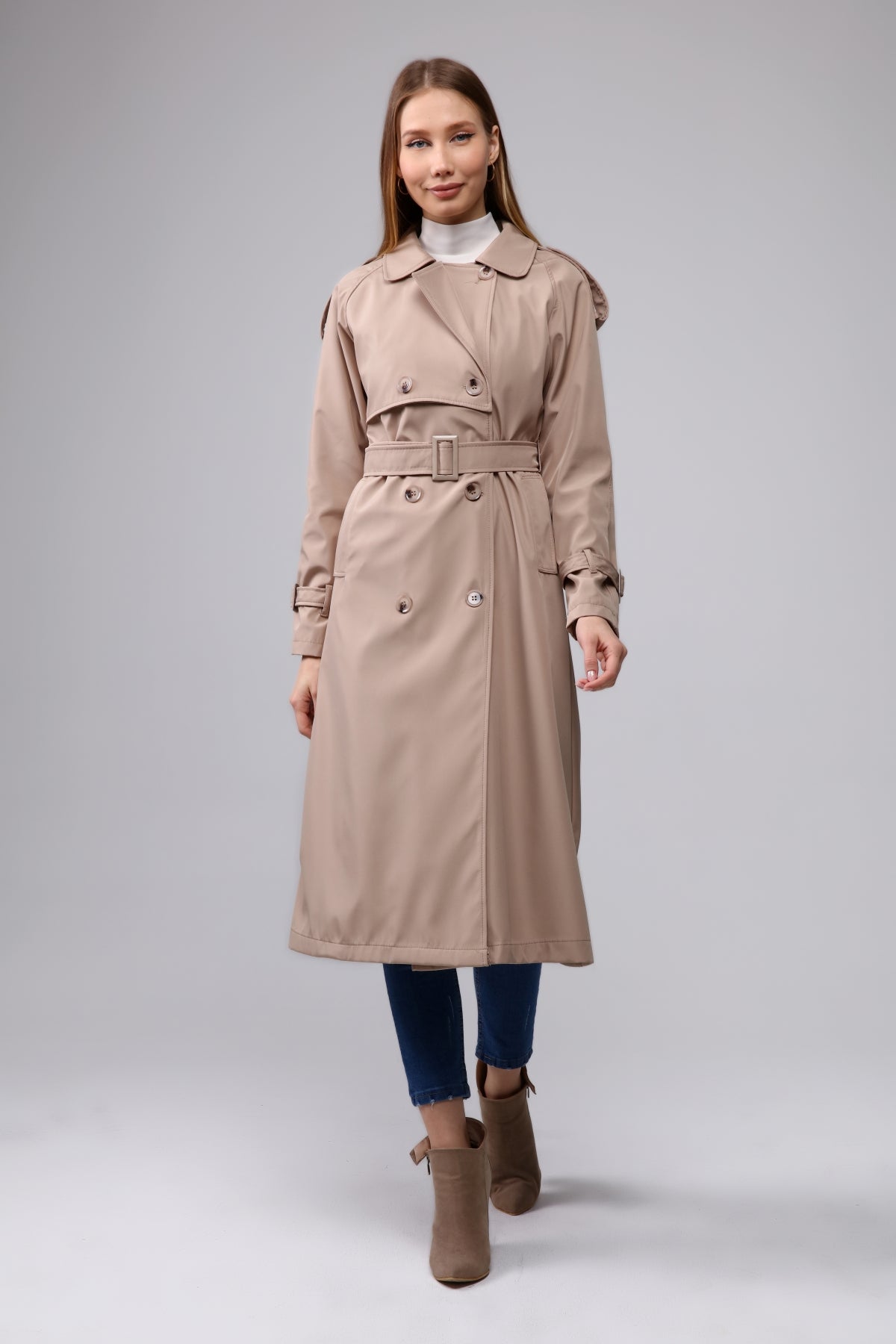 Trenchcoat Round Collar