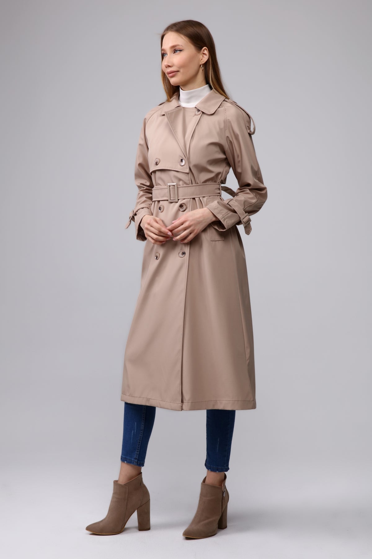 Trenchcoat Round Collar
