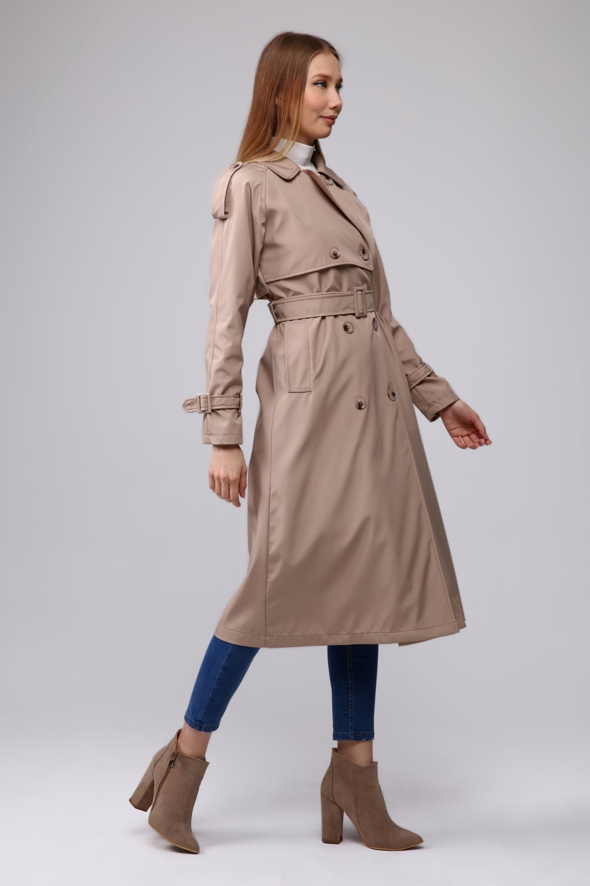 Trenchcoat Round Collar