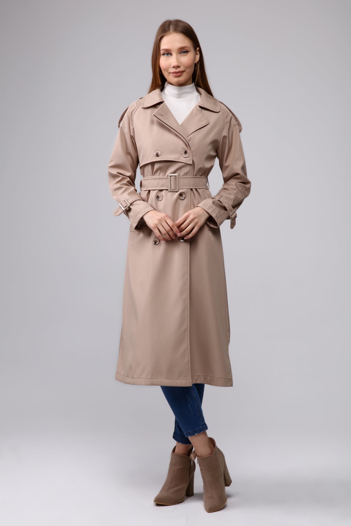 Trenchcoat Round Collar