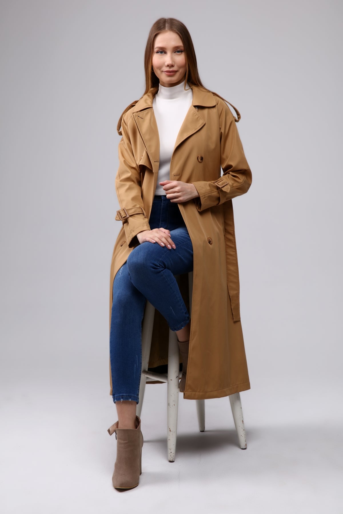 Trenchcoat Round Collar