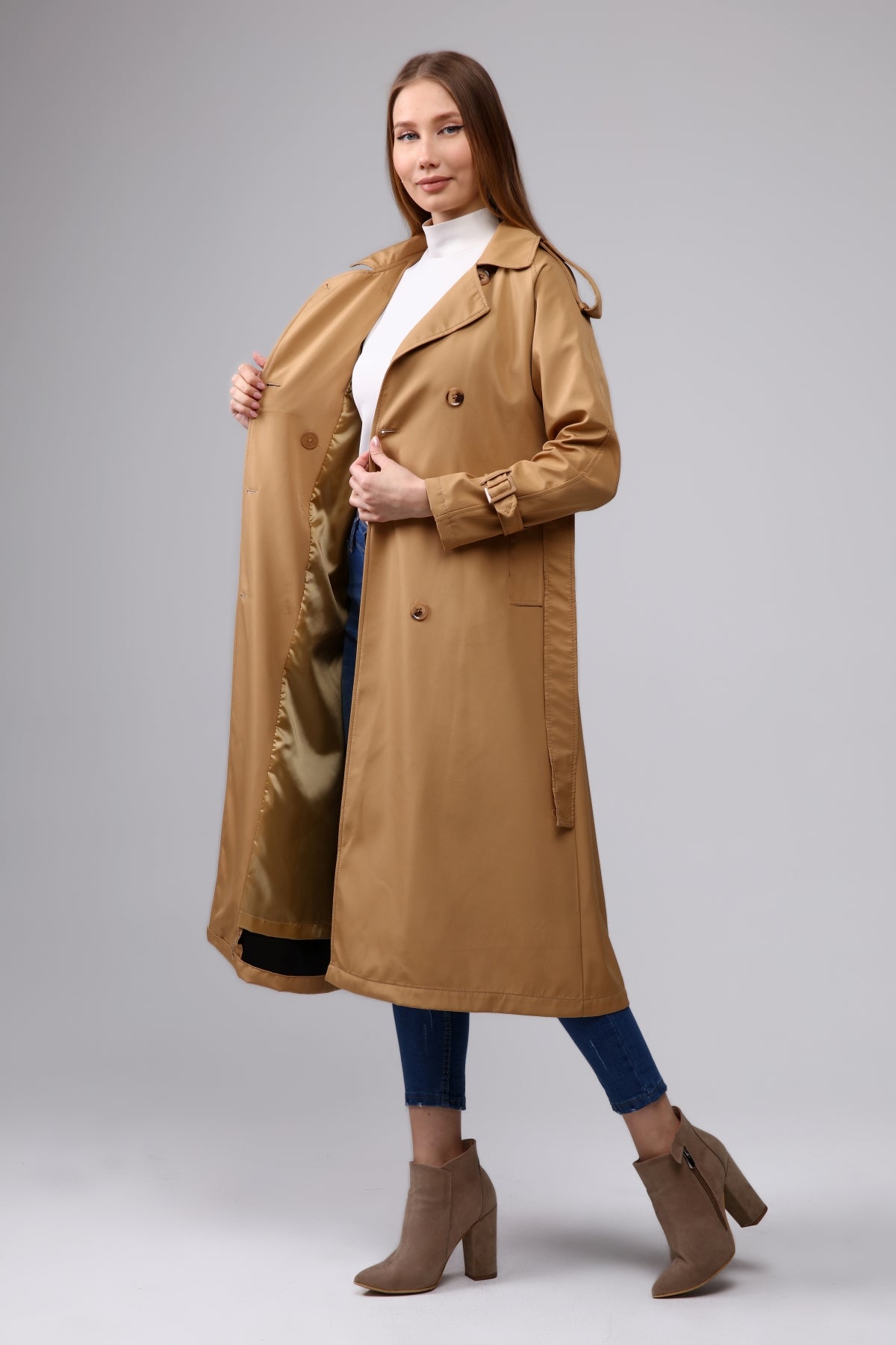 Trenchcoat Round Collar