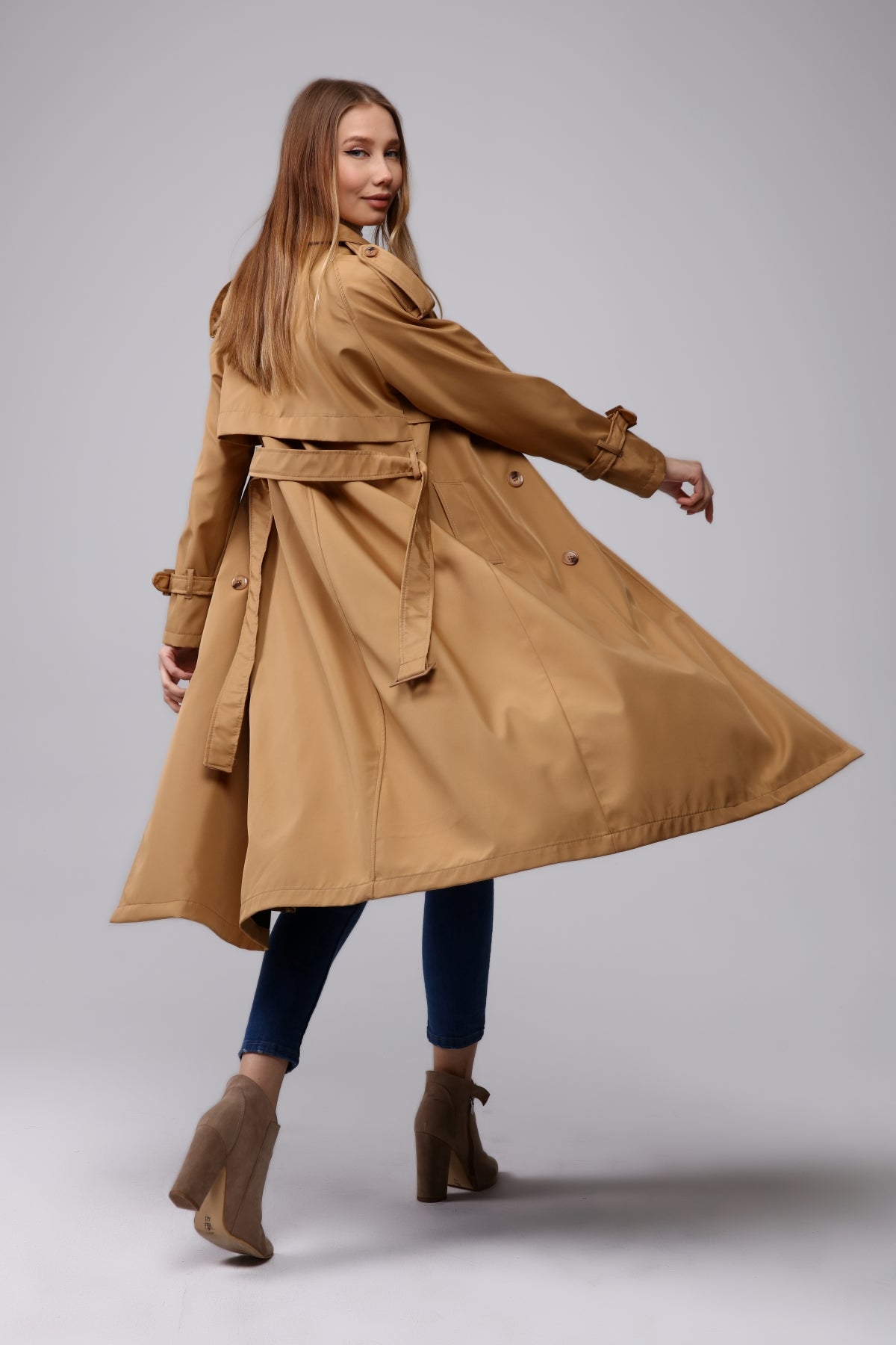 Trenchcoat Round Collar