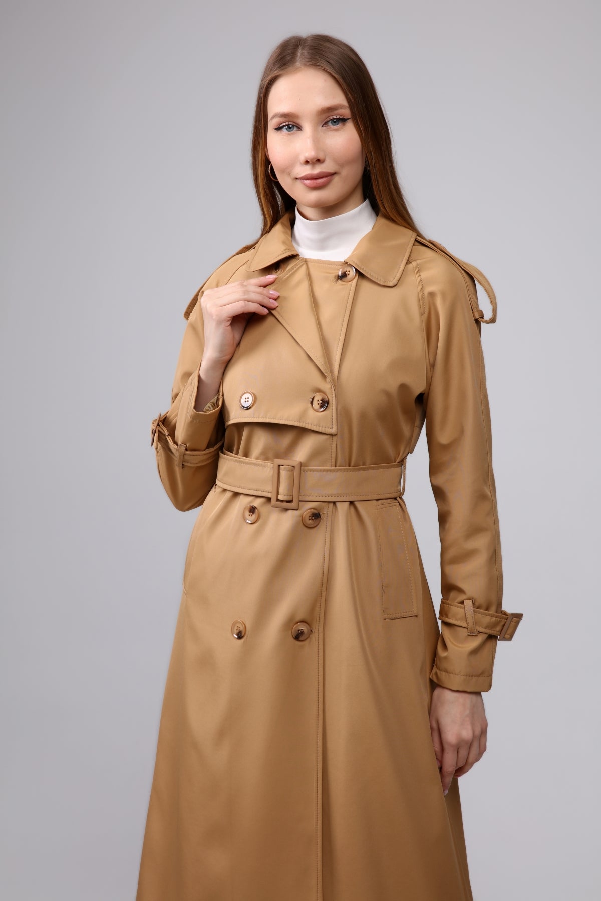 Trenchcoat Round Collar