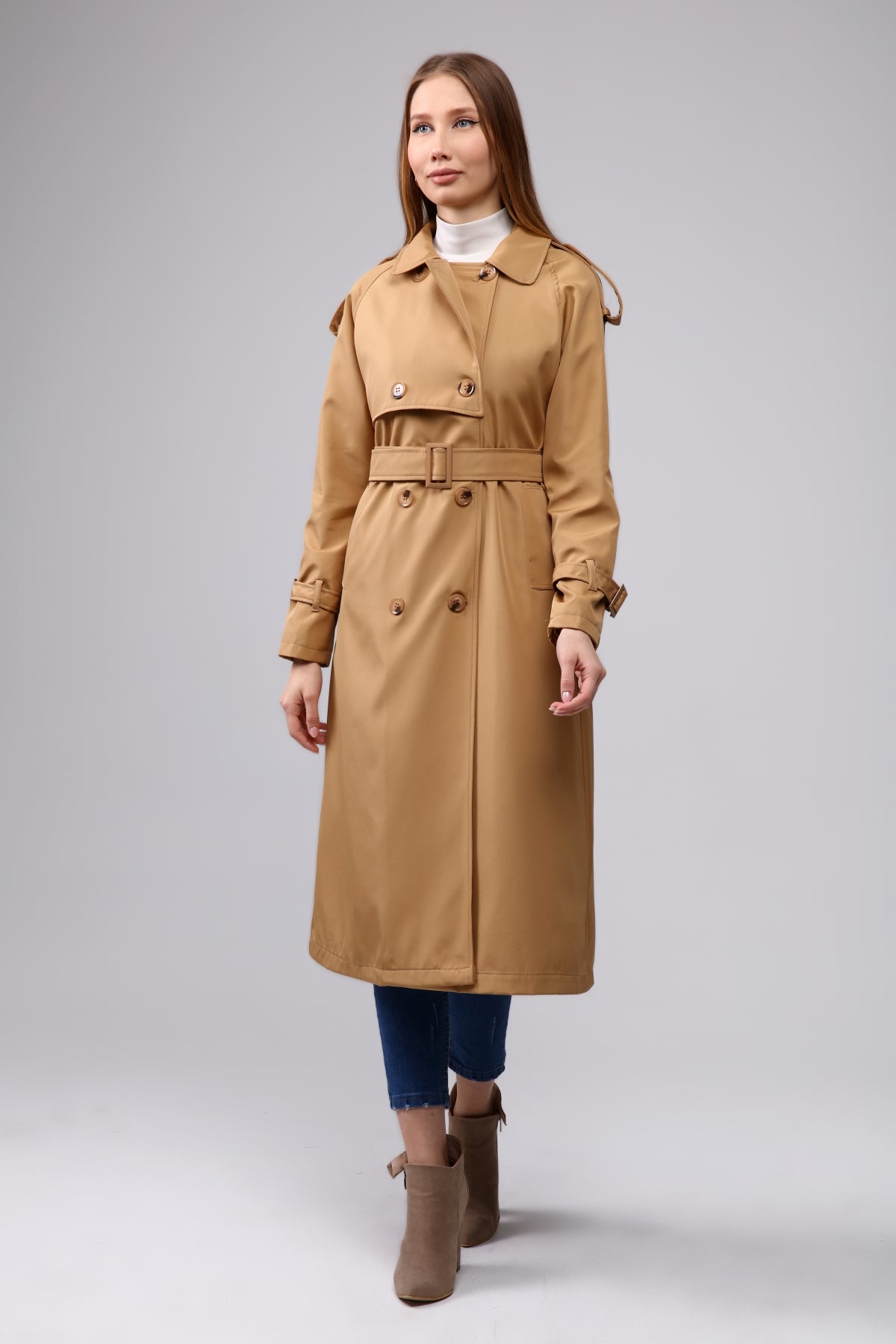 Trenchcoat Round Collar