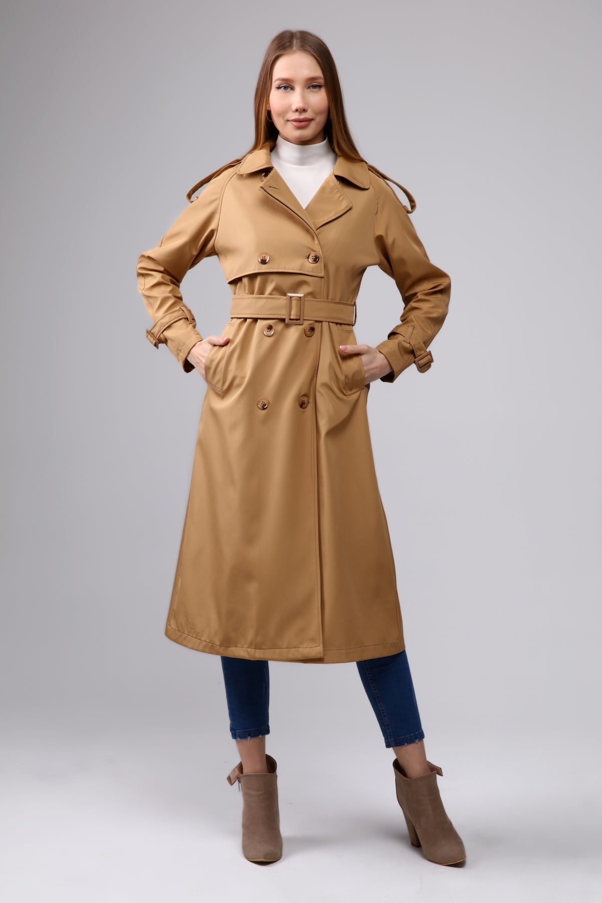 Trenchcoat Round Collar