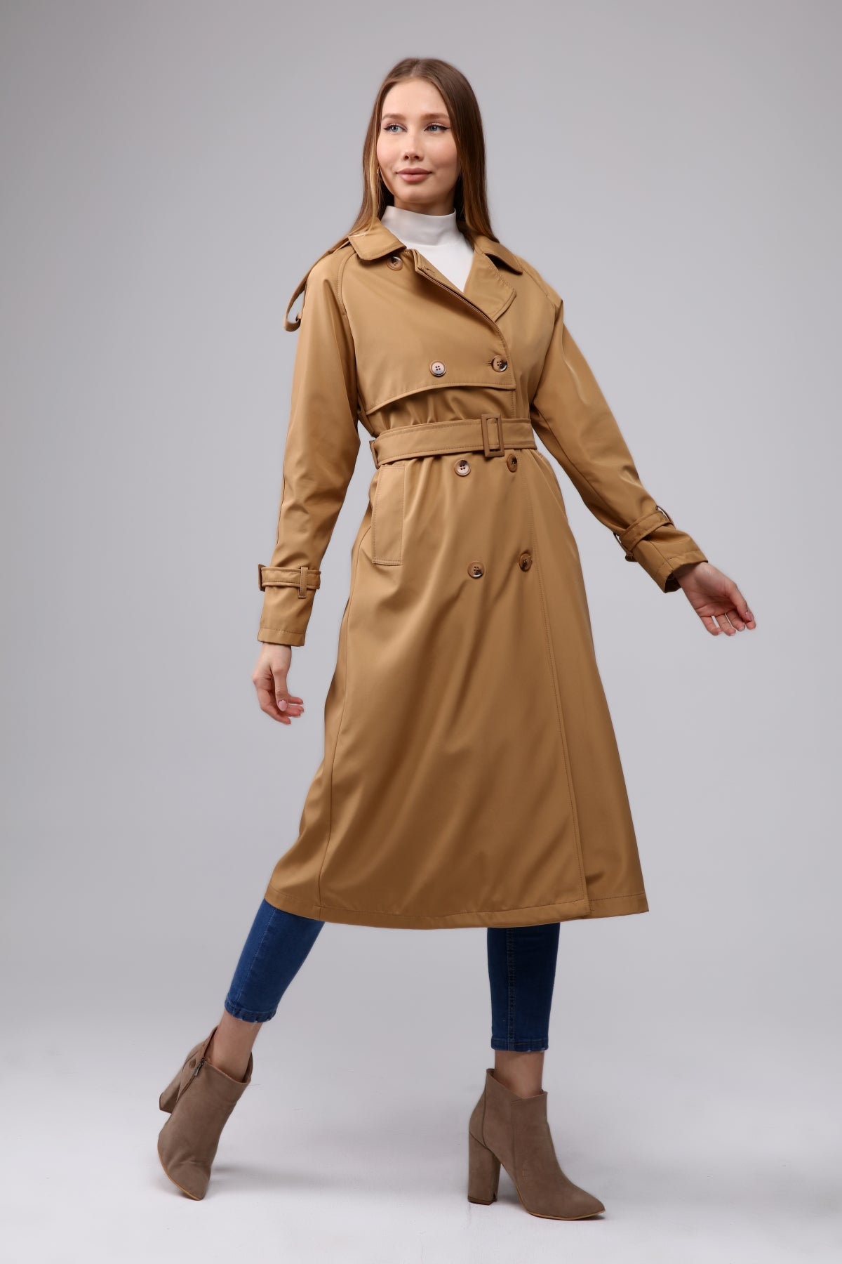 Trenchcoat Round Collar