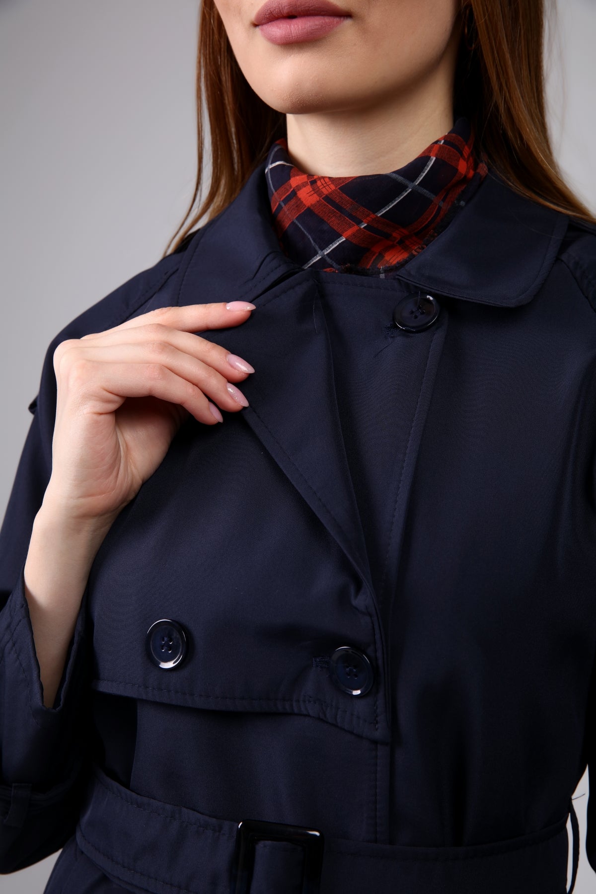 Trenchcoat Round Collar