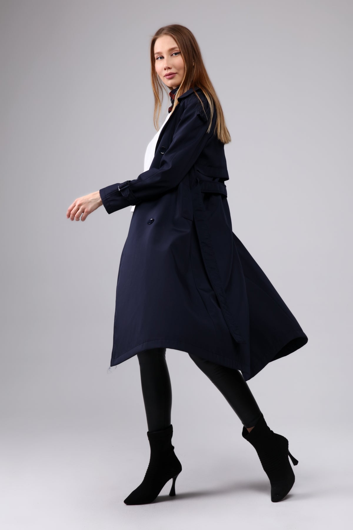 Trenchcoat Round Collar