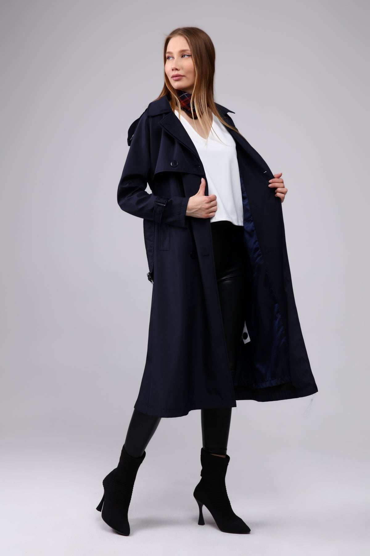 Trenchcoat Round Collar
