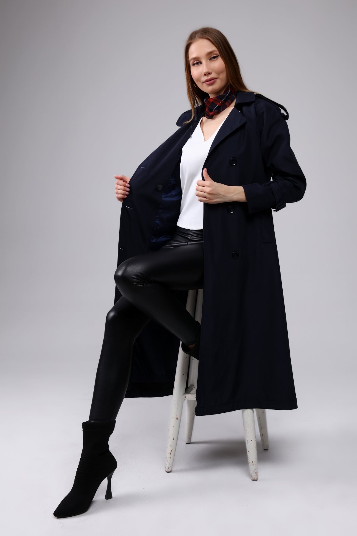 Trenchcoat Round Collar