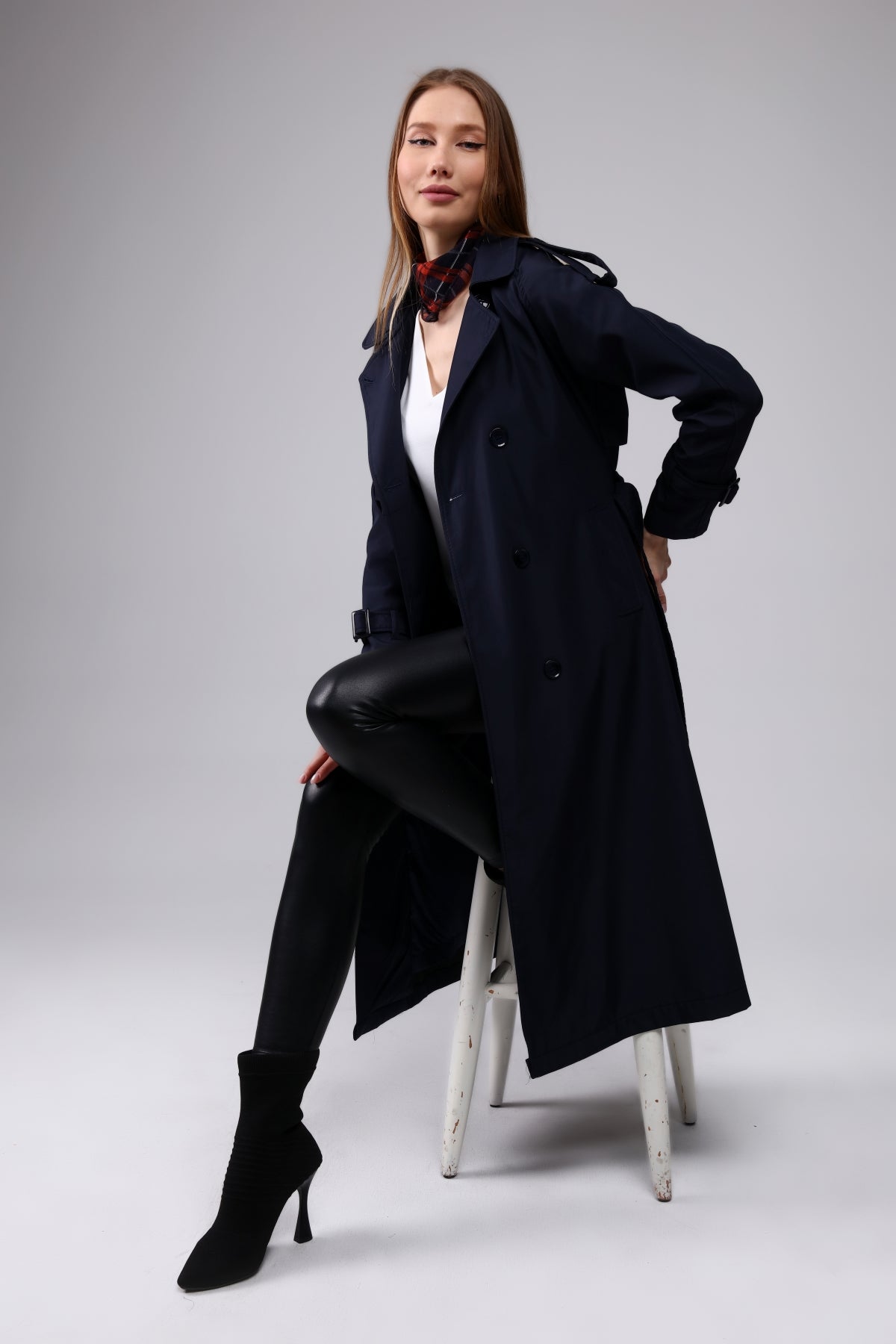 Trenchcoat Round Collar