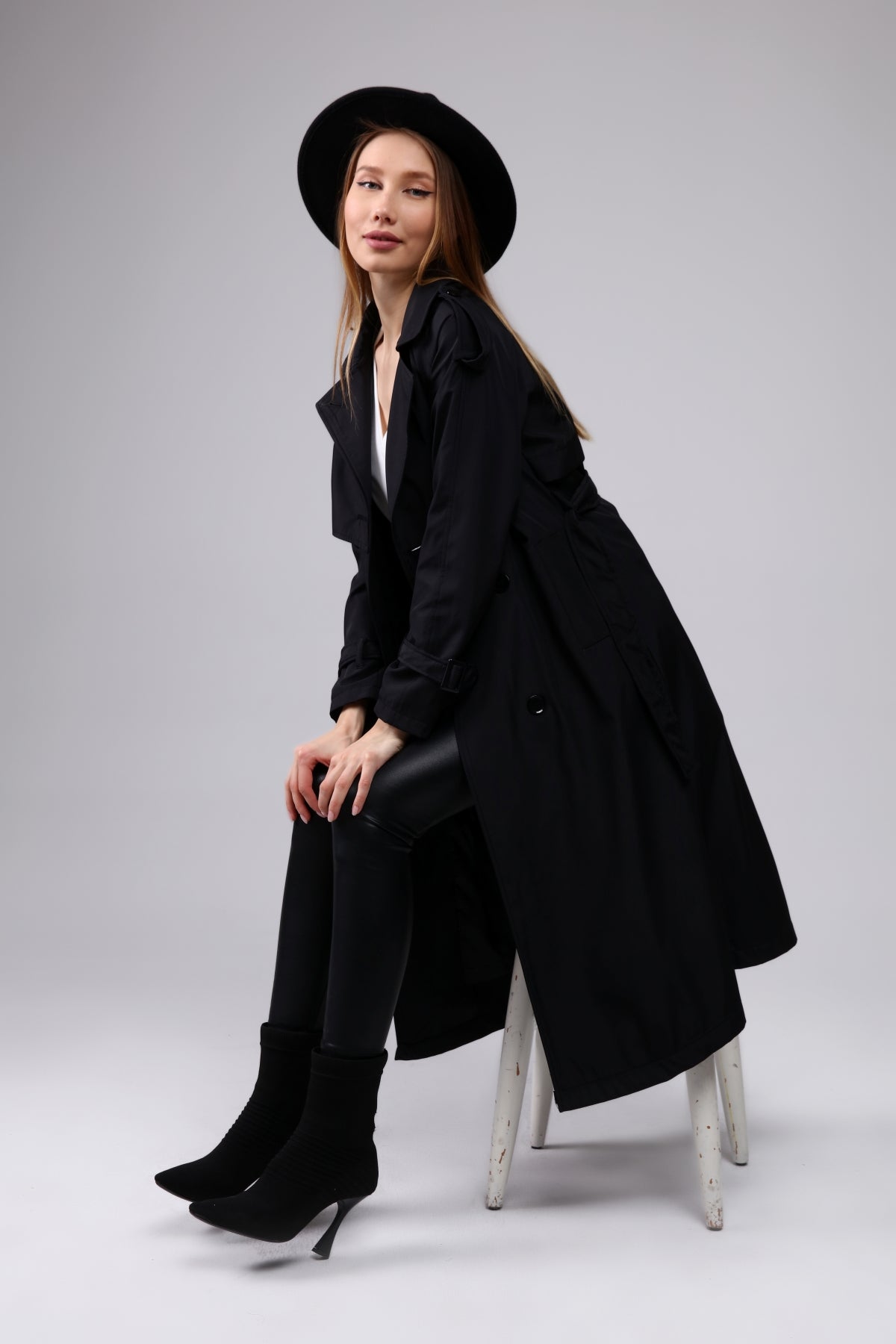 Trenchcoat Round Collar