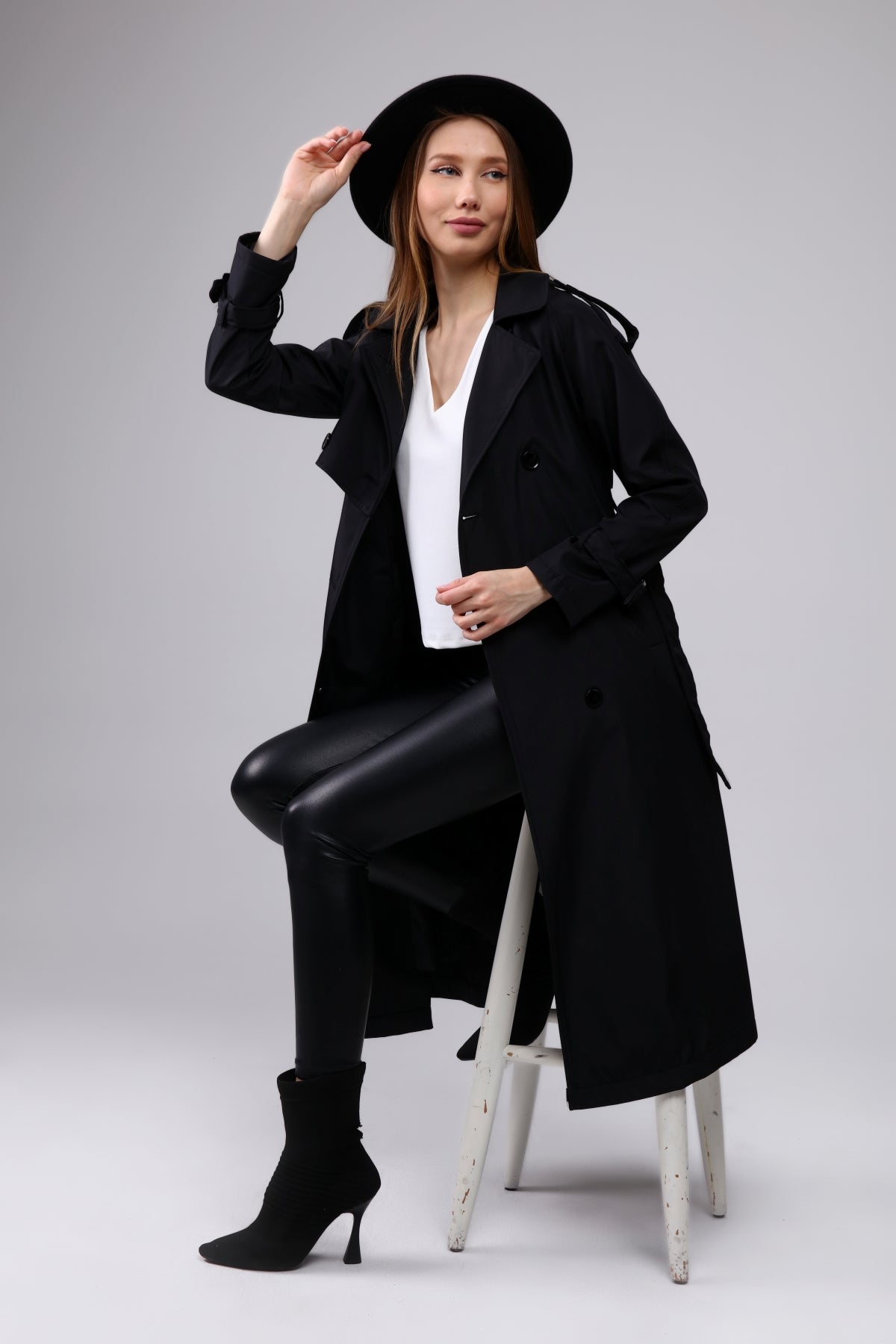 Trenchcoat Round Collar