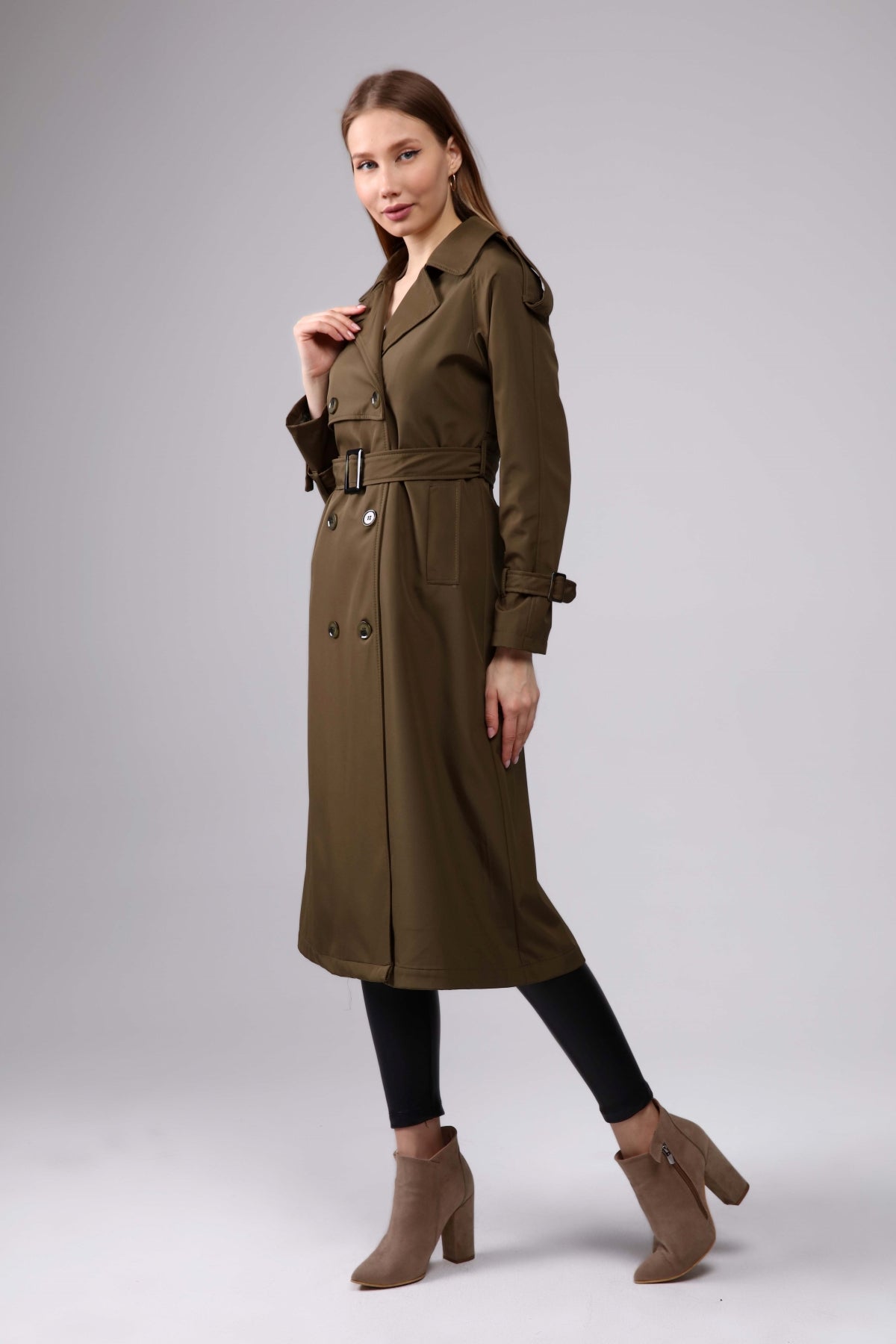 Trenchcoat Round Collar