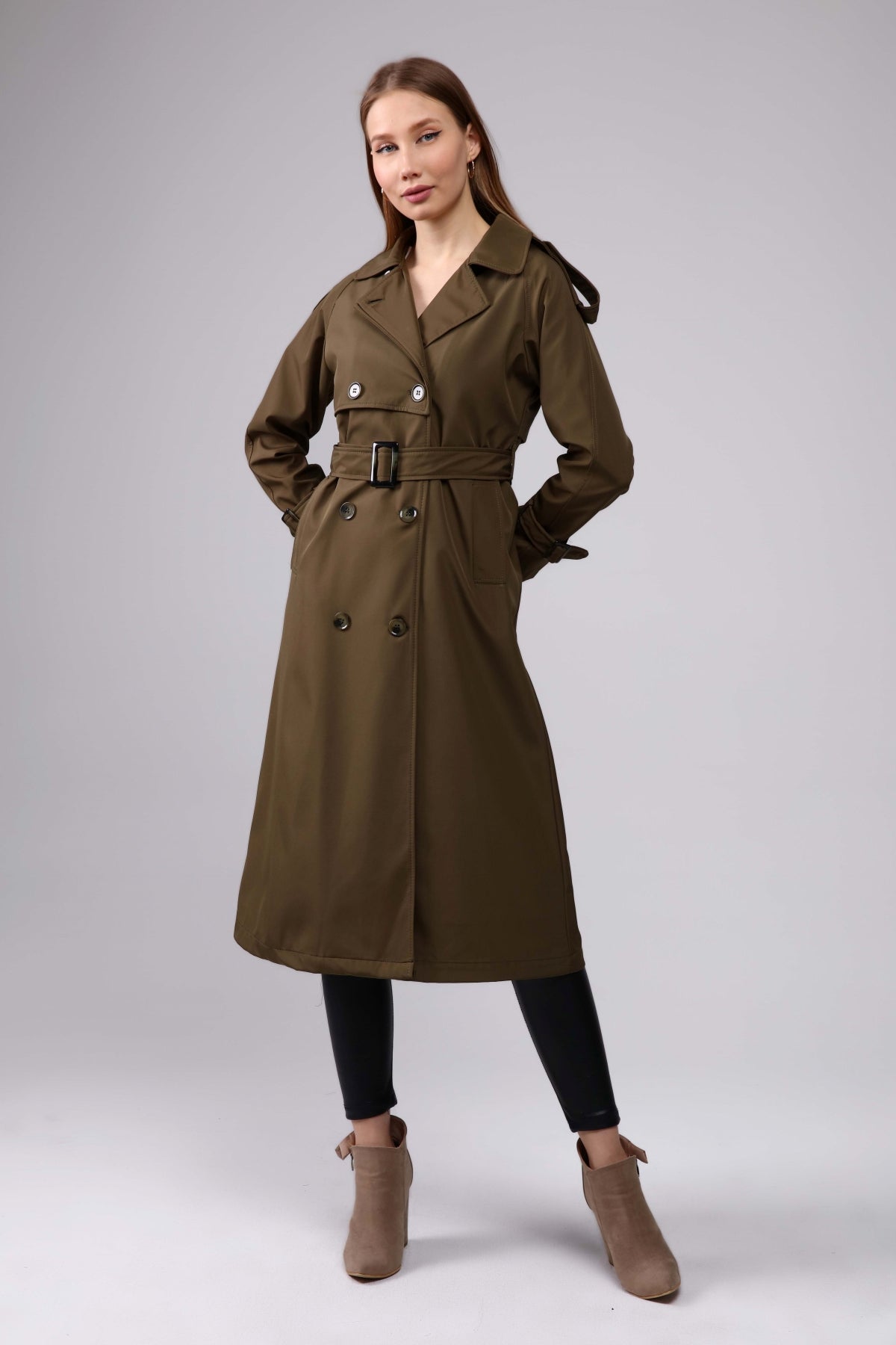 Trenchcoat Round Collar