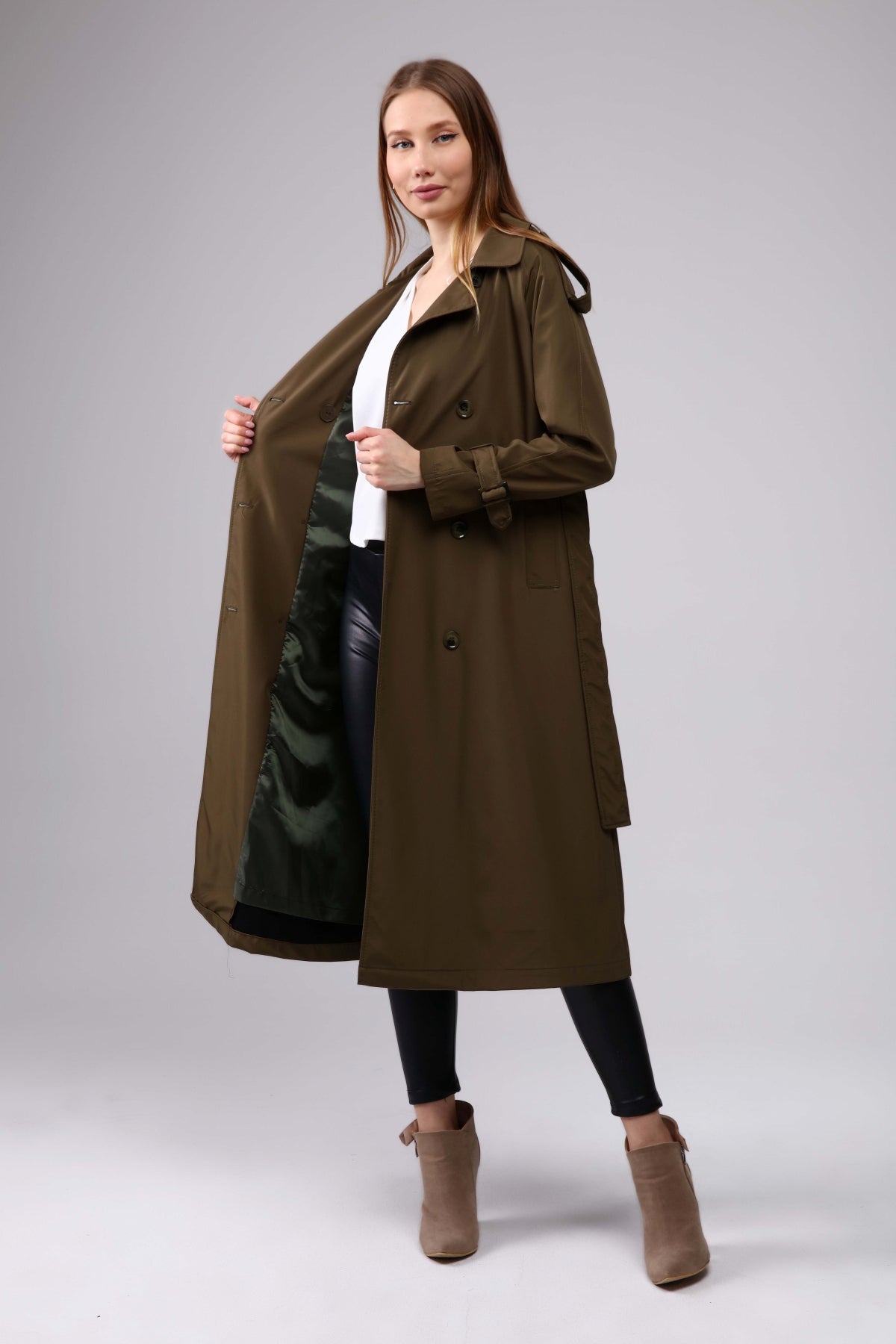 Trenchcoat Round Collar