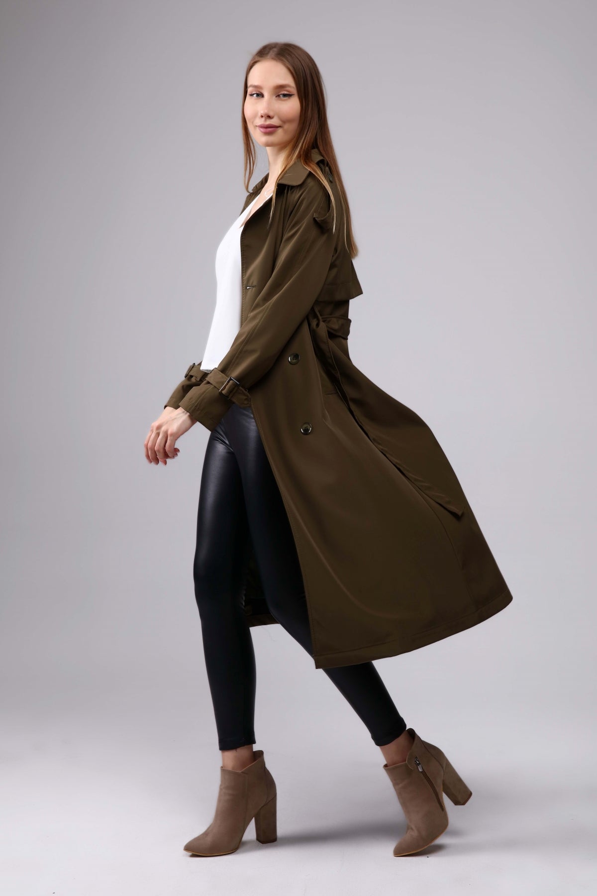 Trenchcoat Round Collar