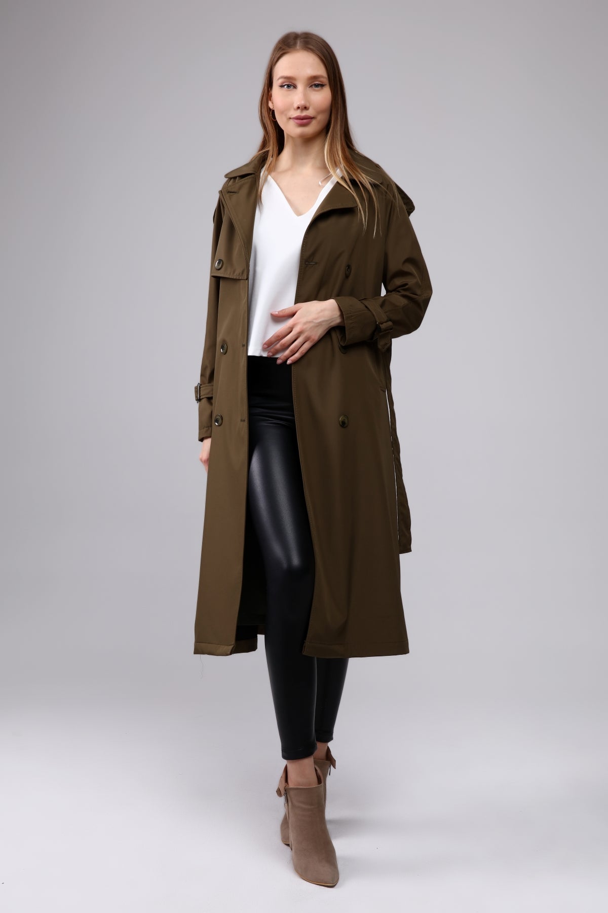 Trenchcoat Round Collar