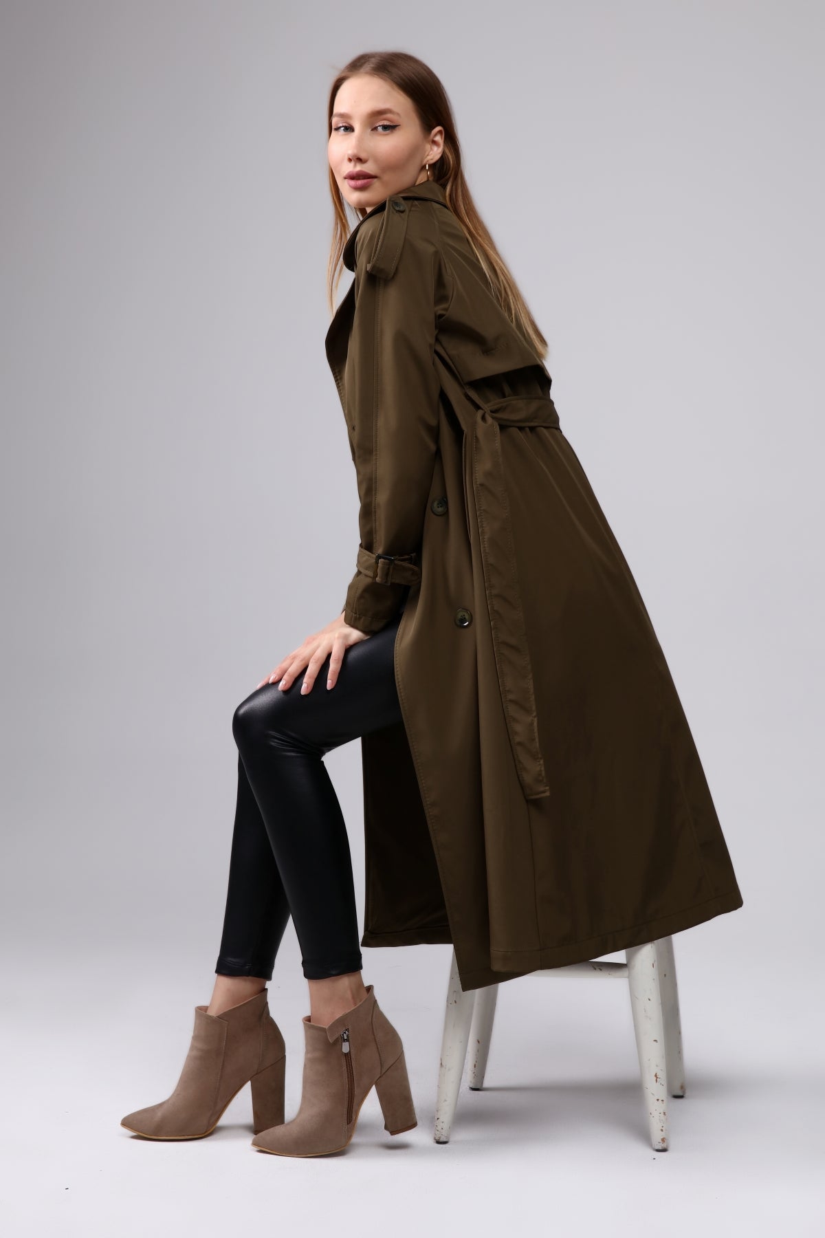Trenchcoat Round Collar