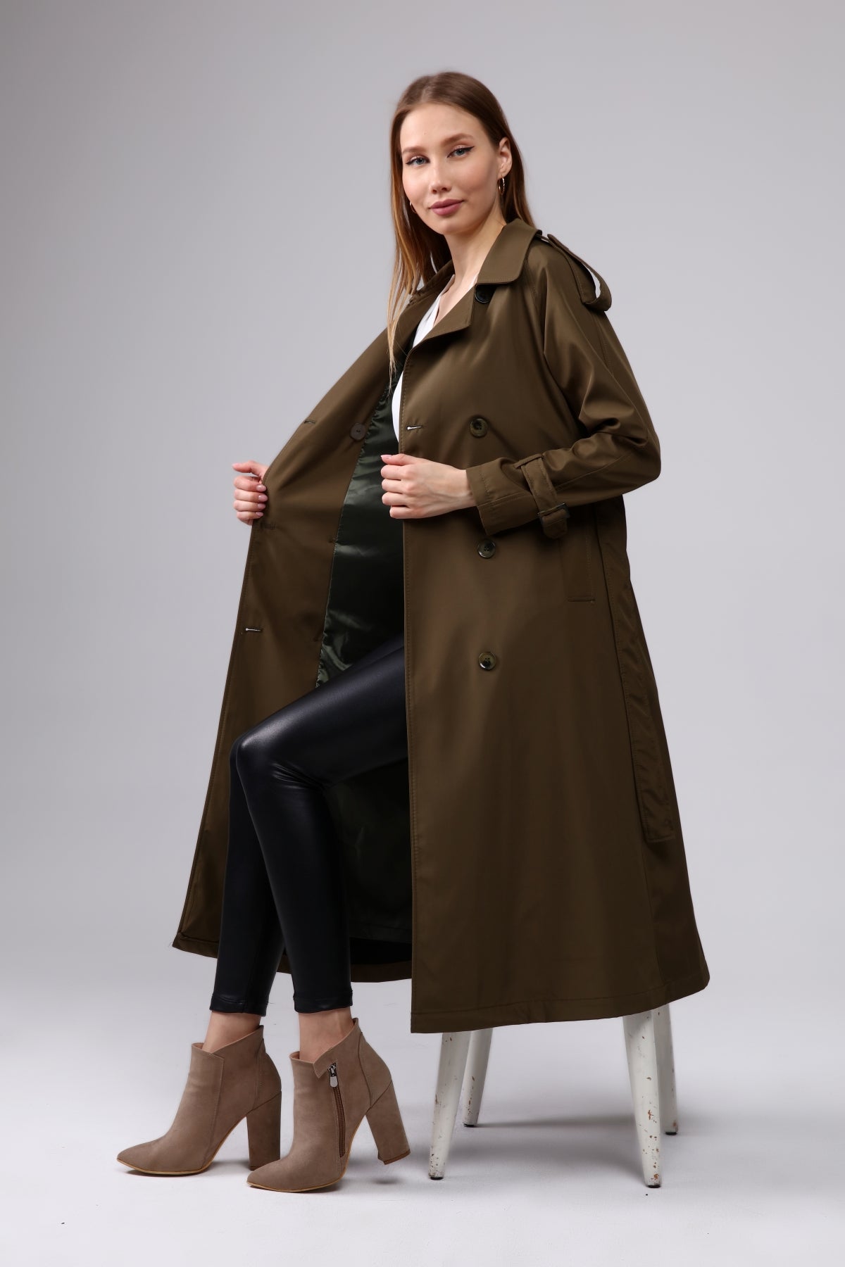 Trenchcoat Round Collar