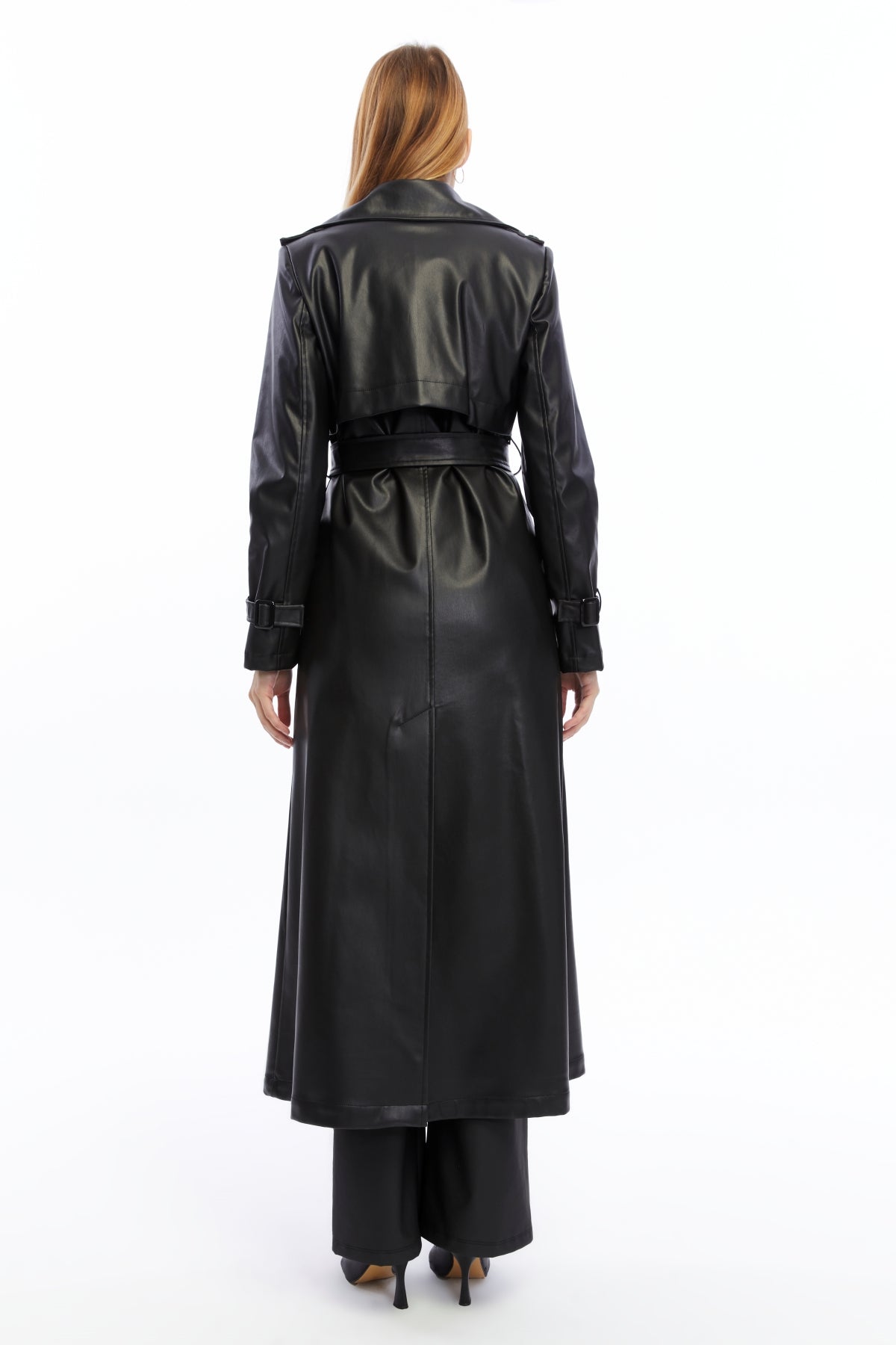 Ledermantel Trenchcoat Klassisch