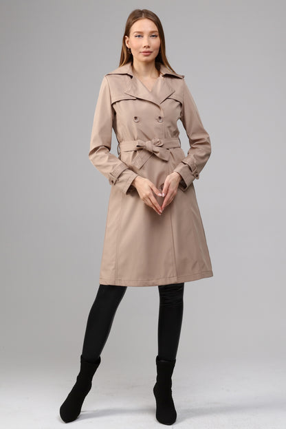 Klassischer Damen Trenchcoat wasserabweisend