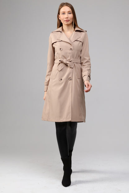 Klassischer Damen Trenchcoat wasserabweisend