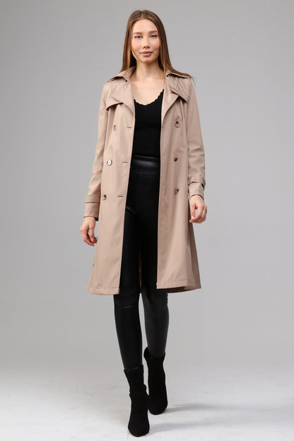 Klassischer Damen Trenchcoat wasserabweisend