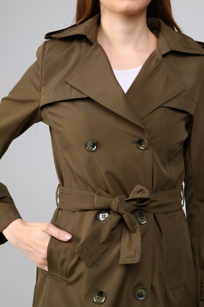 Klassischer Damen Trenchcoat wasserabweisend