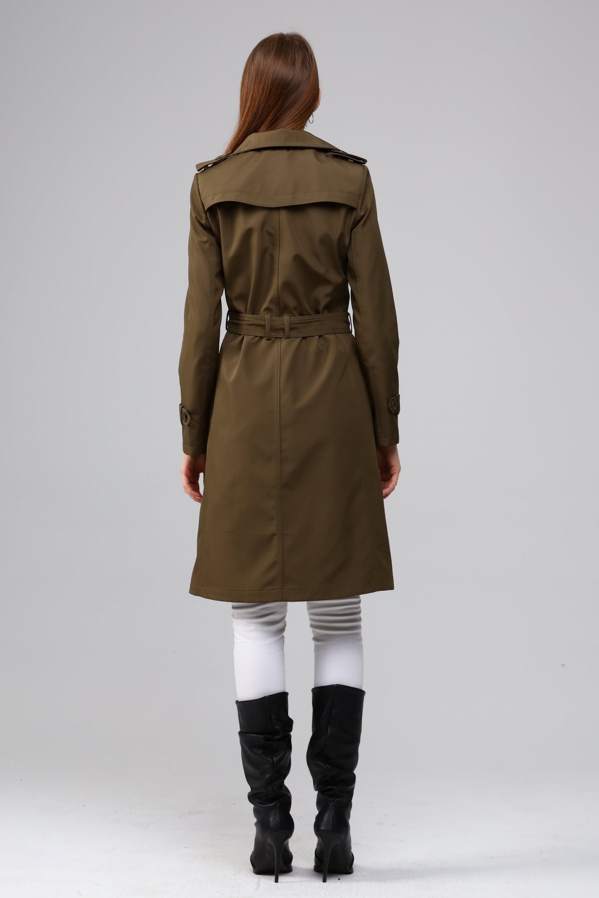 Klassischer Damen Trenchcoat wasserabweisend