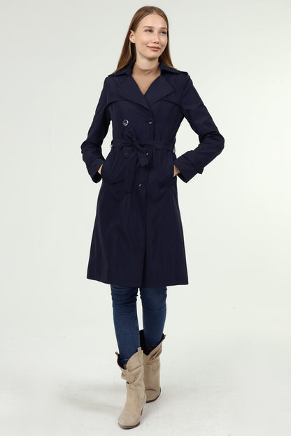 Klassischer Damen Trenchcoat wasserabweisend
