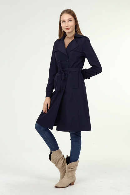 Klassischer Damen Trenchcoat wasserabweisend
