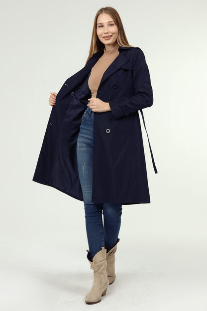Klassischer Damen Trenchcoat wasserabweisend