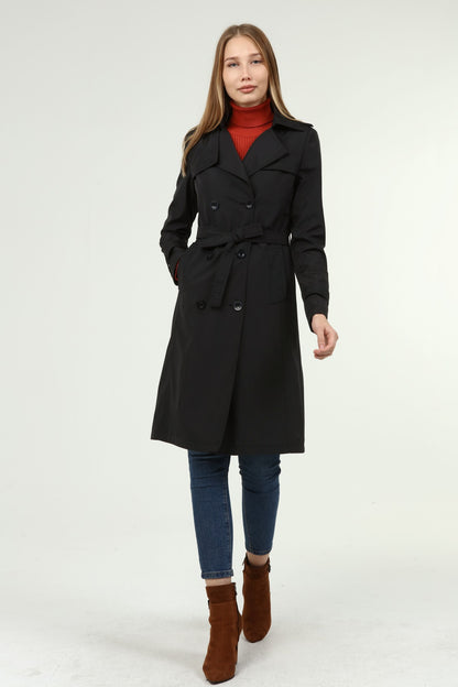 Klassischer Damen Trenchcoat wasserabweisend